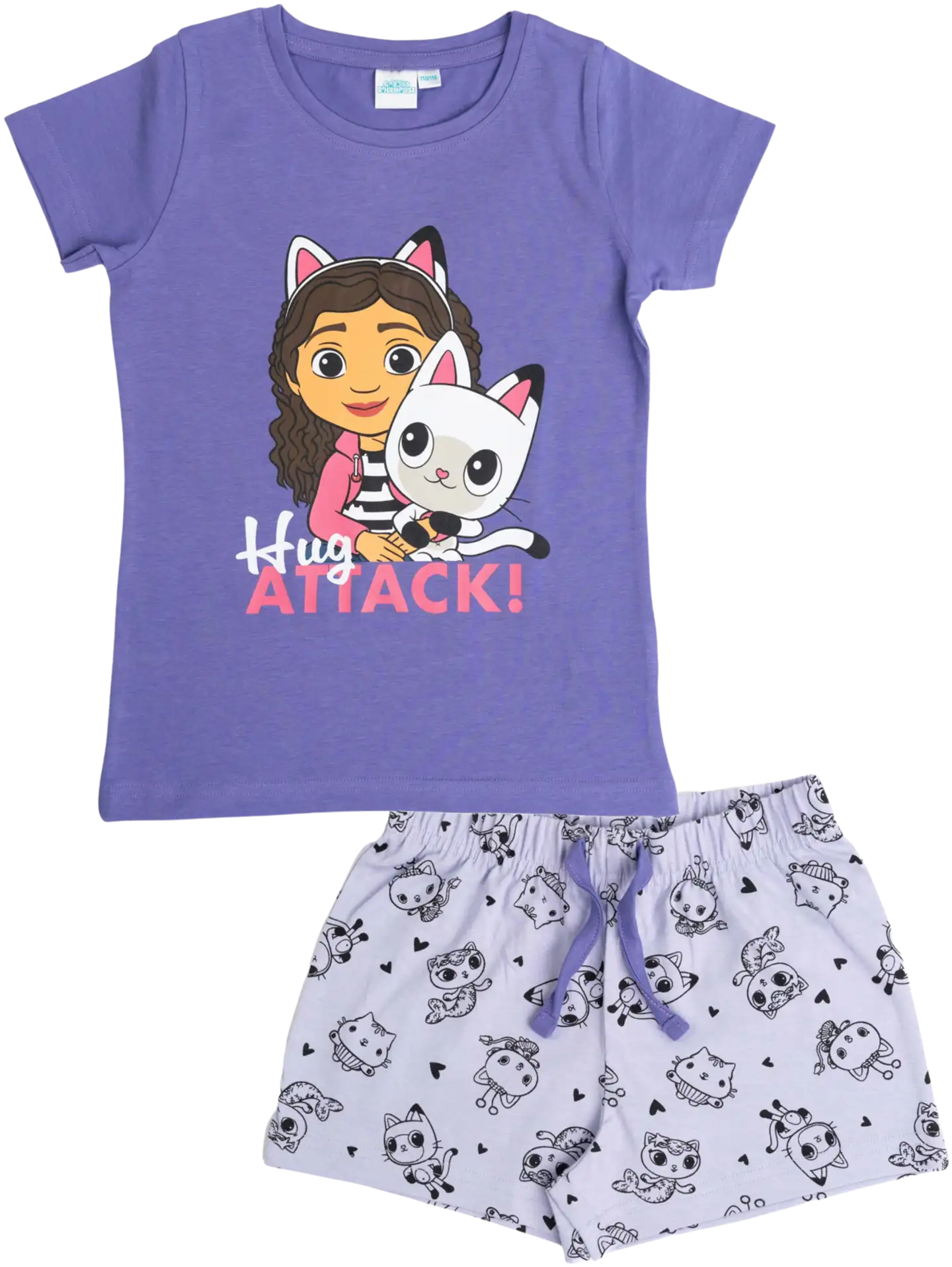 Gabby's Dollhouse lila shortsipyjama - Lila