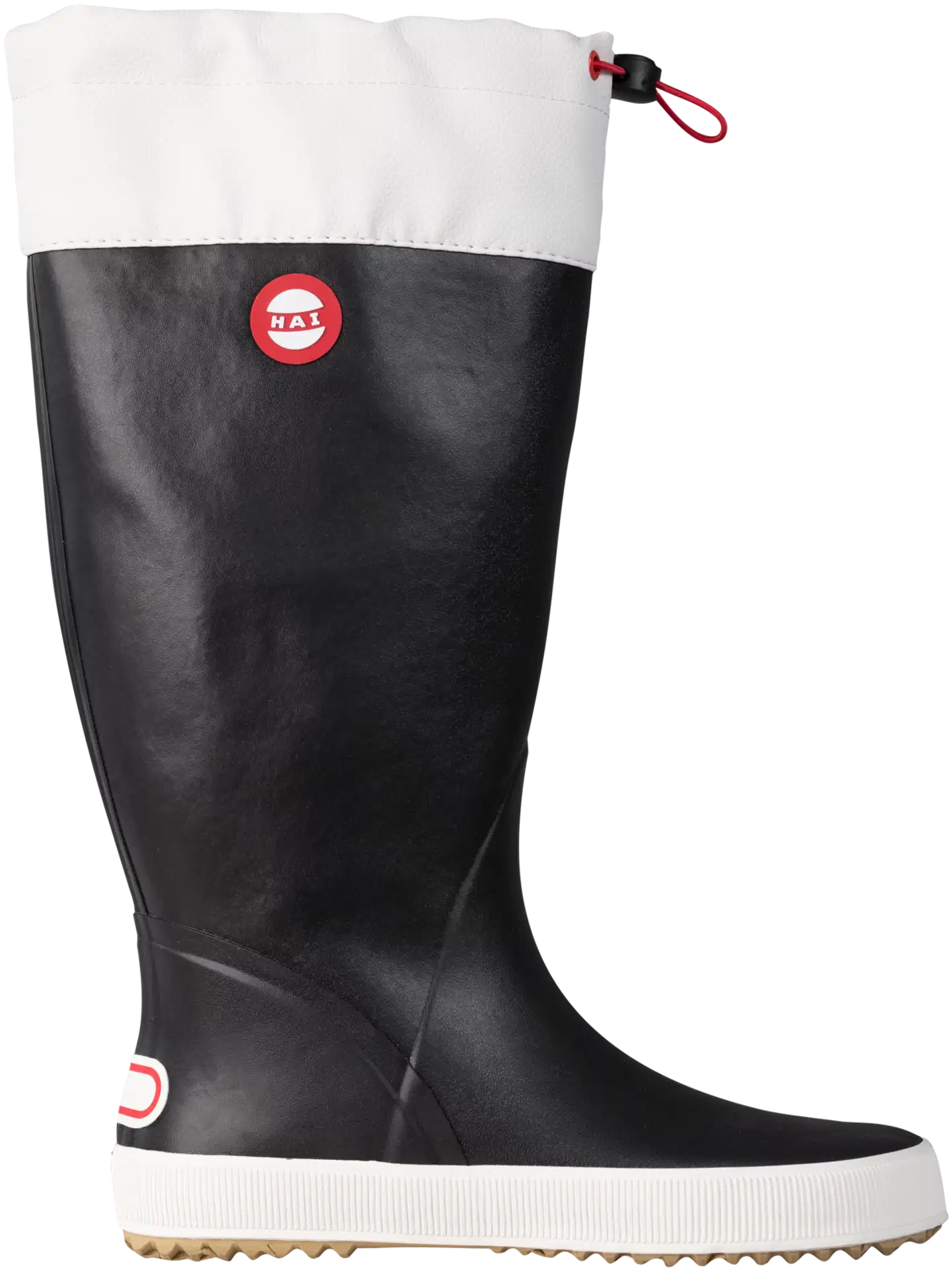 Hai unisex paljasjalkakumisaapas Barefoot Black - Musta/valkoinen - 2