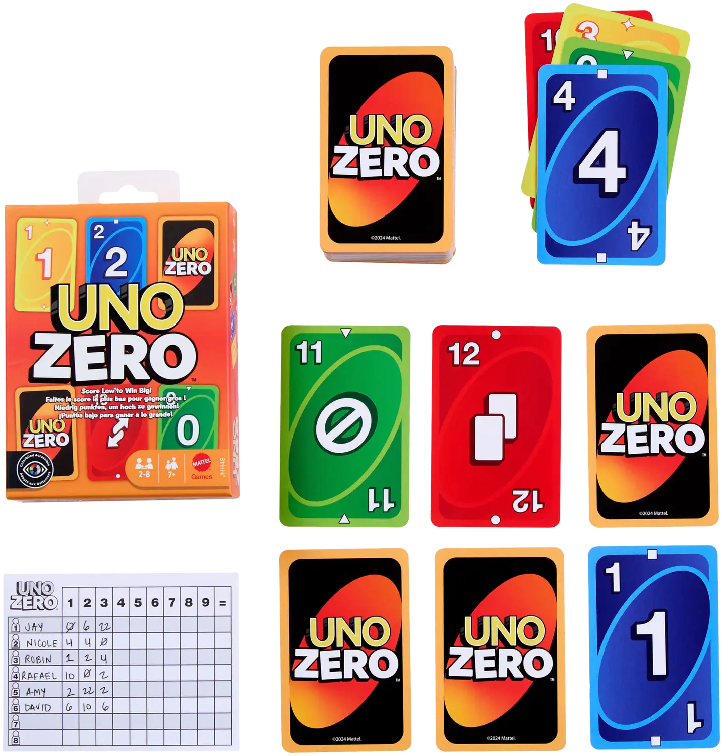 Uno Zero -Korttipeli - 2