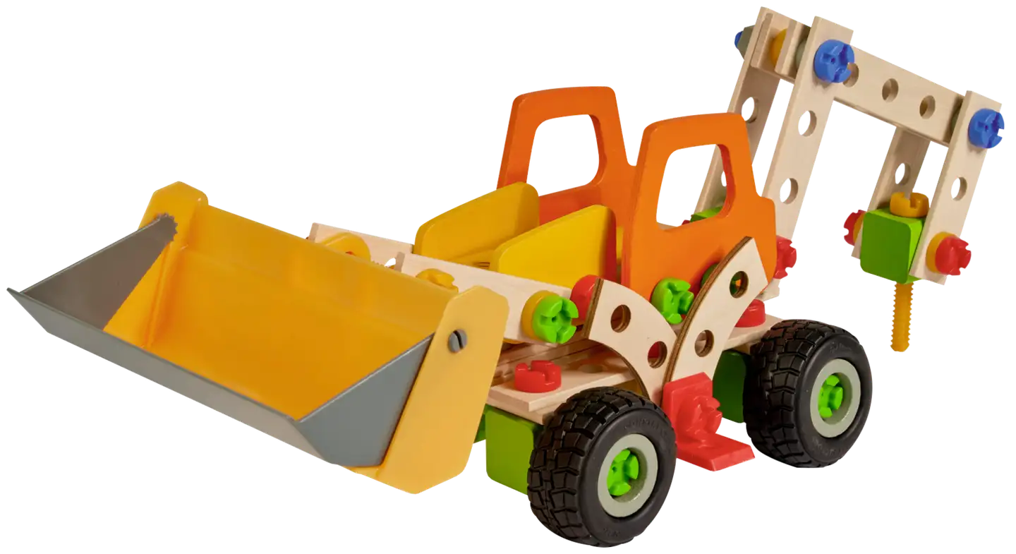 Heros rakennussarja Constructor Pyöräkuormaaja 140 osaa - 3