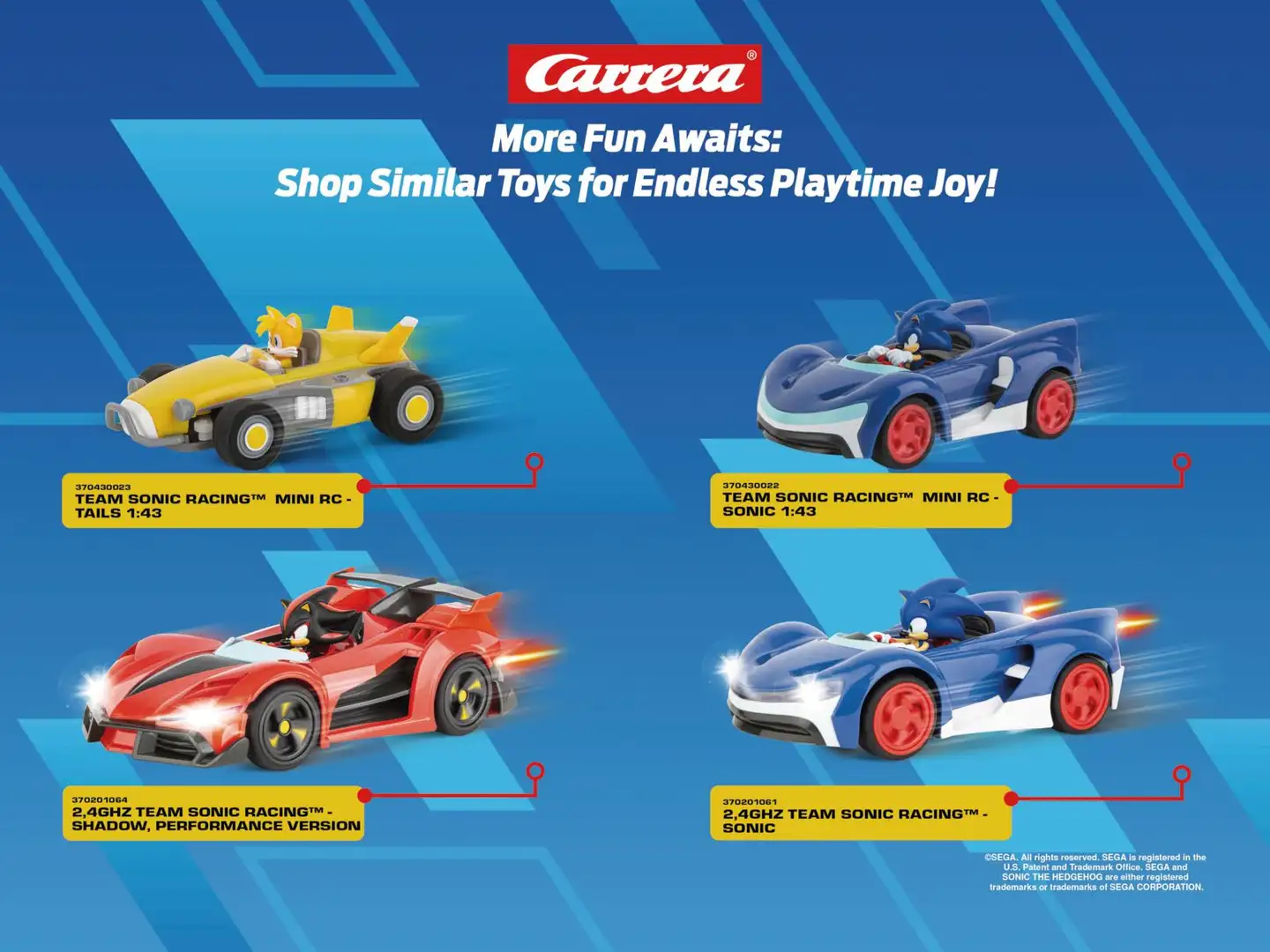 Carrera RC radio-ohjattava auto Team Sonic Racing - 13