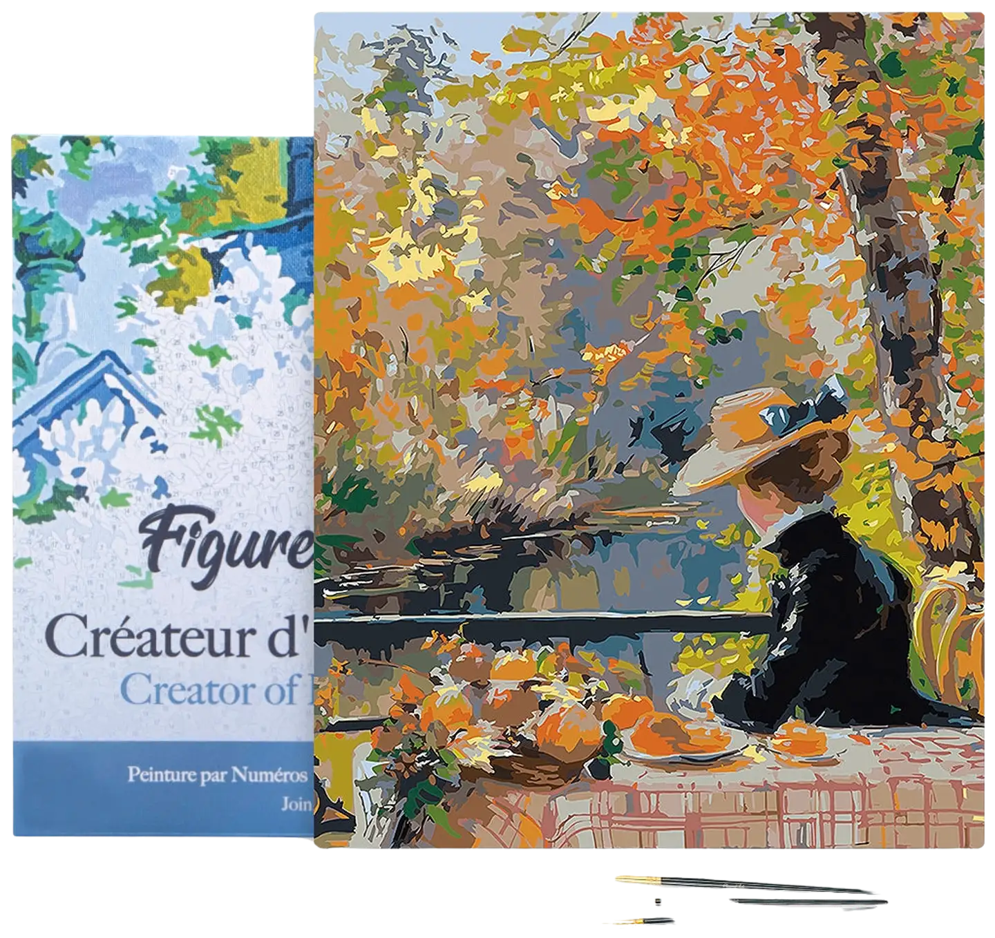 Numeromaalaus FiguredArt  40x50cm kehyksellä Autumn Lady