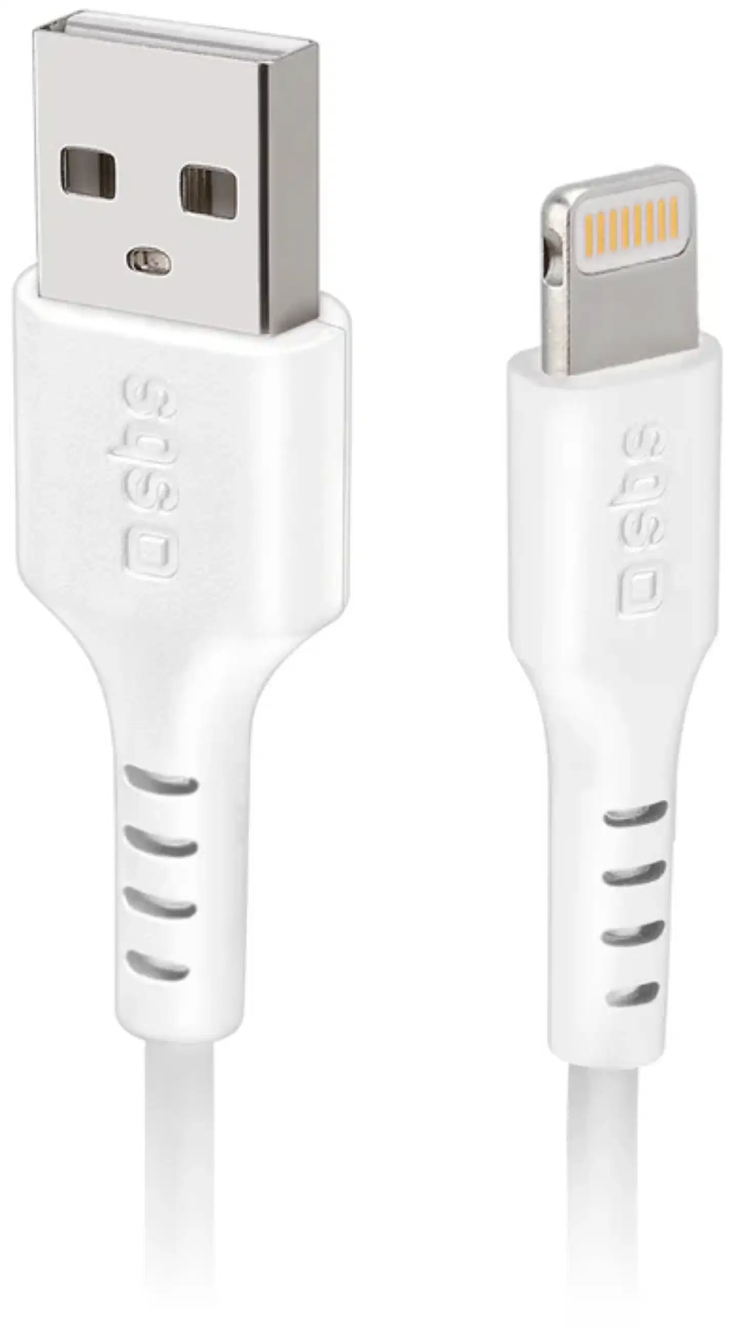 SBS latauskaapeli Usb-A To Lightning 1 M valkoinen - 1