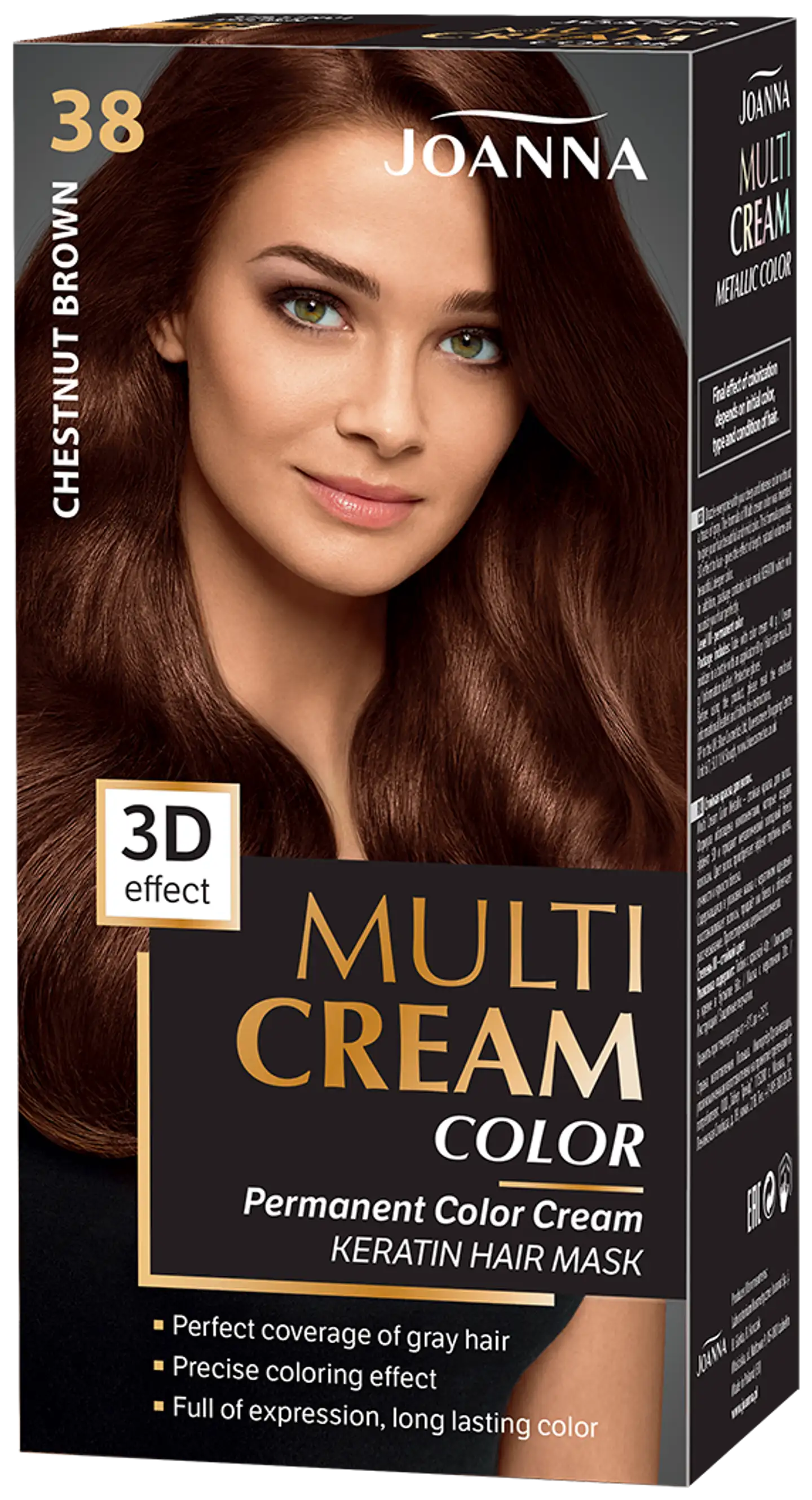 MULTI CREAM COLOR Chestnut brown 38