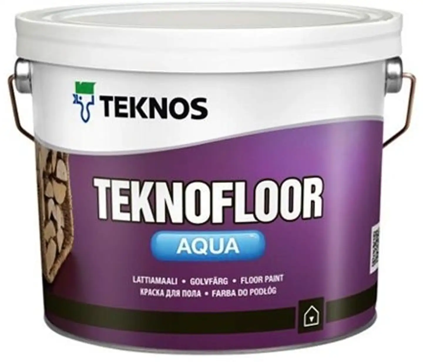 Teknos Teknofloor Aqua Lattiamaali 2,7L T4017 harmaa puolikiiltävä