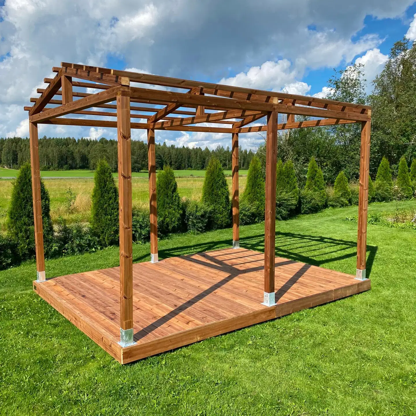 PatioN°rd Harju pergola 3x3 valokatteella - 2