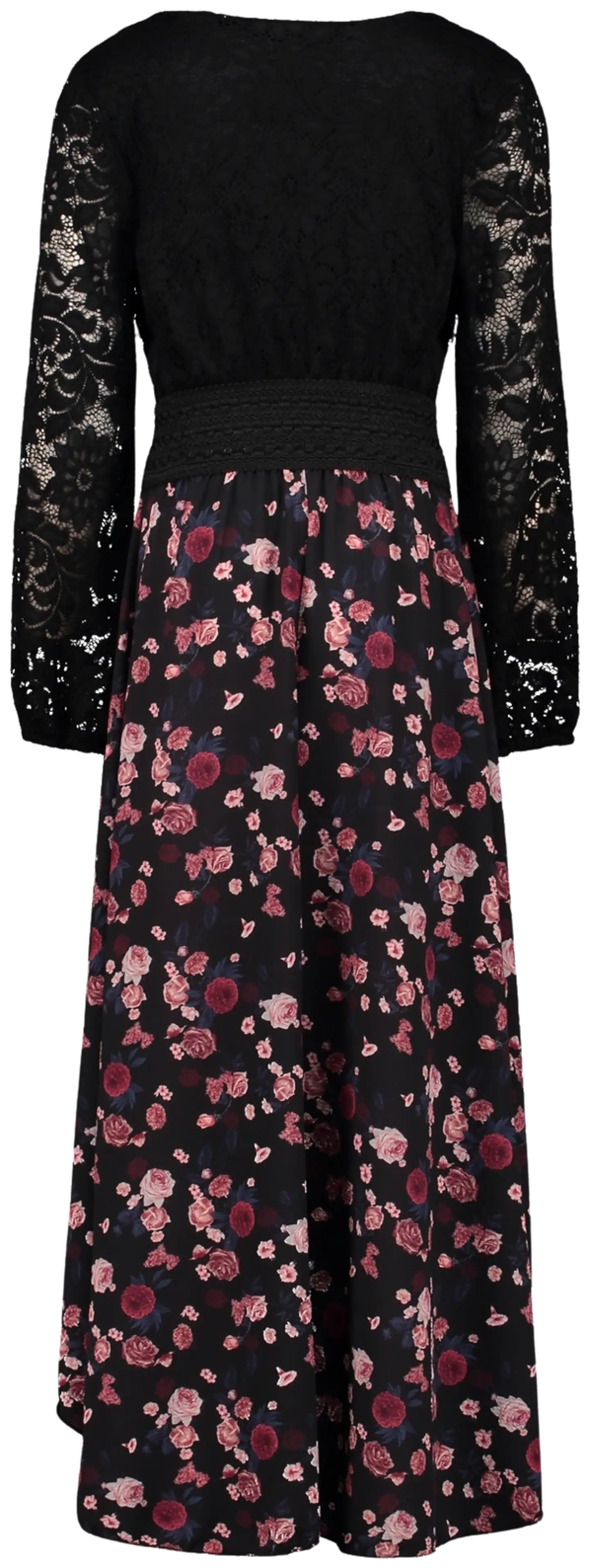 Hailys tyttöjen mekko Ho44lli - 8494 burgundy flower - 3