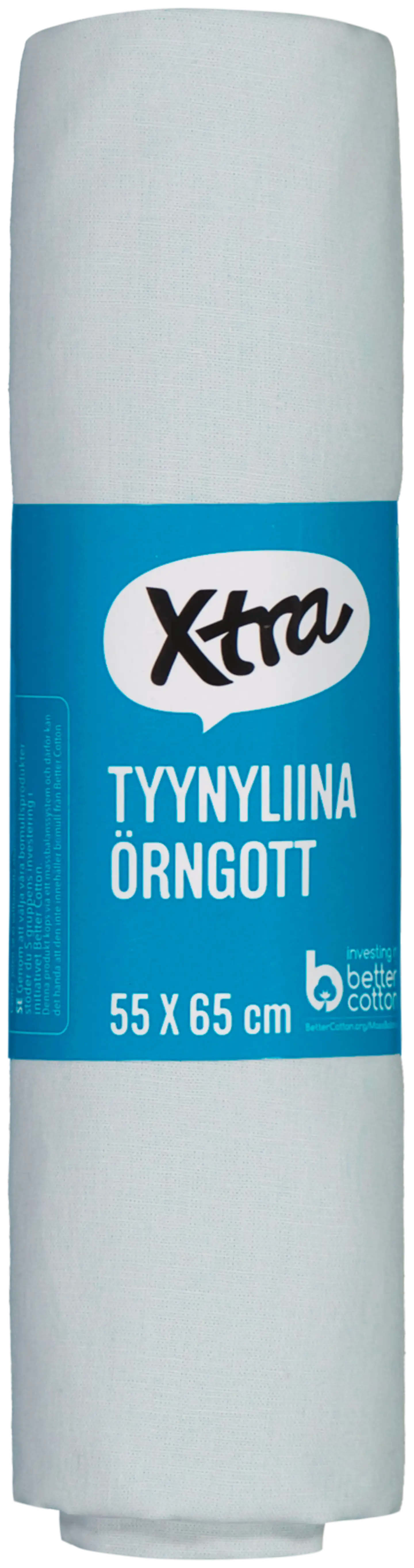 Xtra tyynyliina Uni 55 x 65 cm vaaleanharmaa - 2