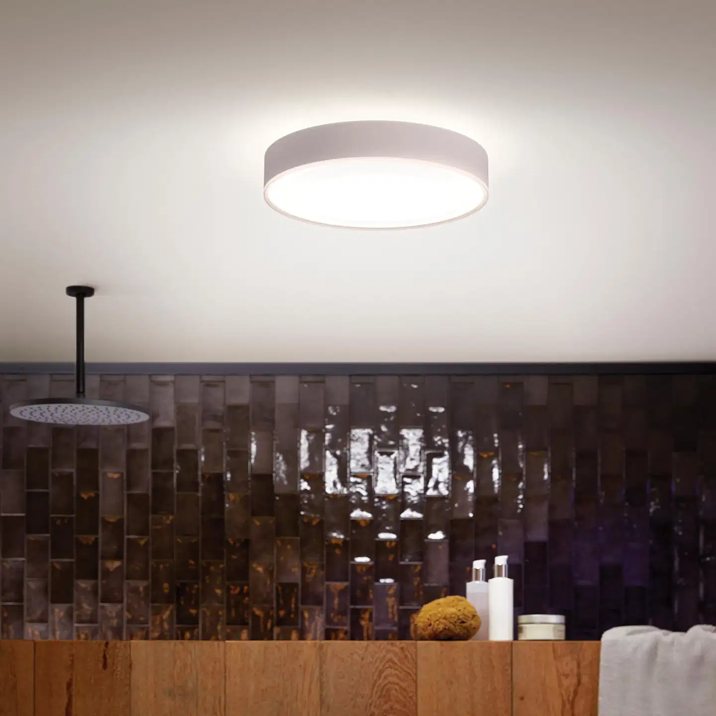 Philips Hue Devere -kattovalaisin kylpyhuoneeseen 34W 2200-6500K 4300LM iso valkoinen - 6