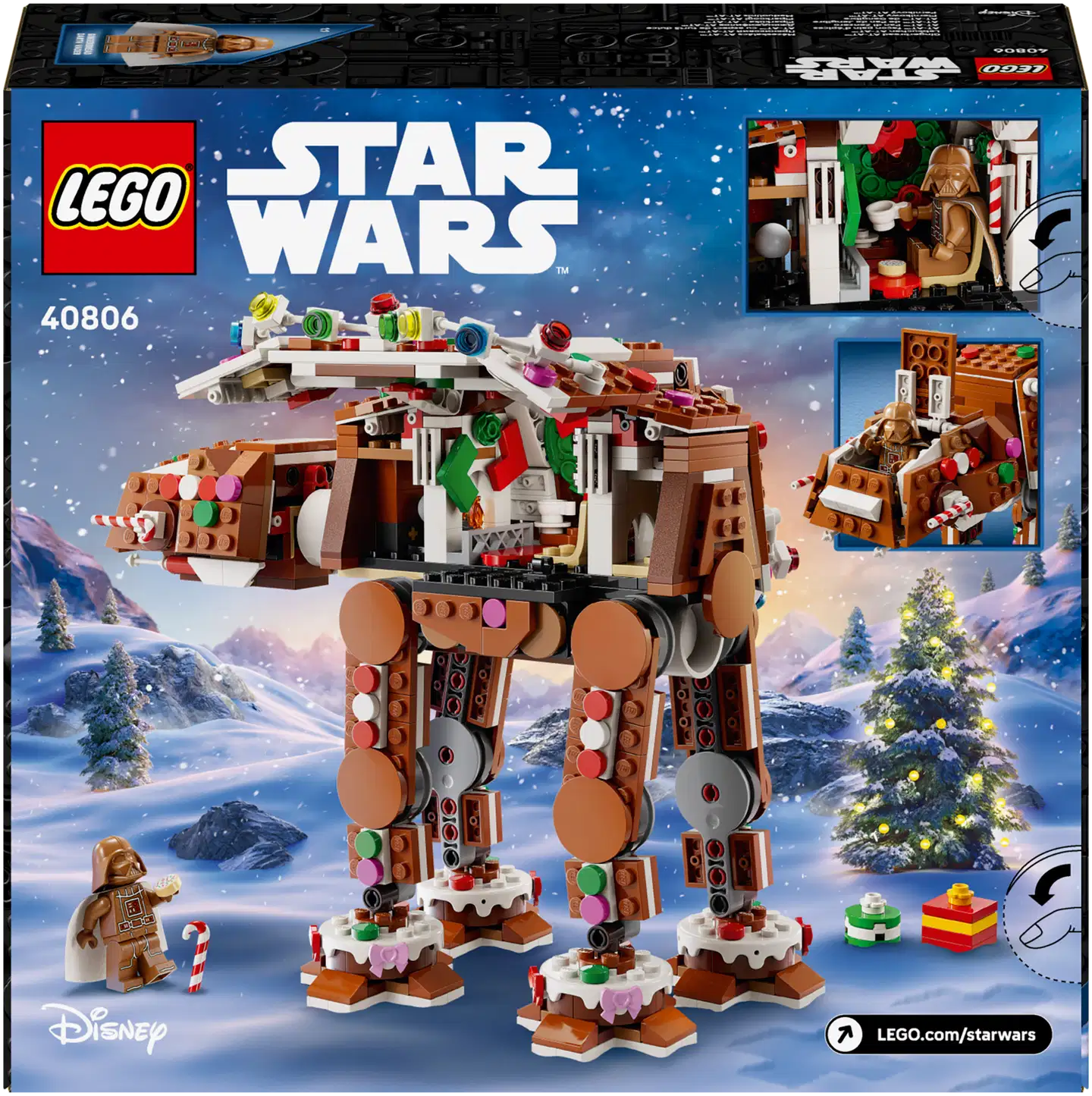 LEGO Seasons and Occasions 40806 AT-AT-talsija piparkakkuasussa - 4