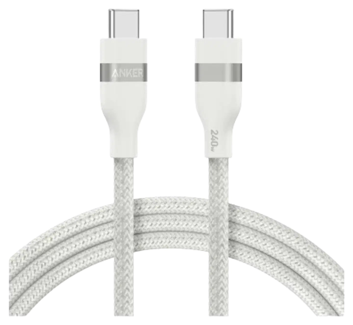 Anker USB-C - USB-C, valkoinen, 2m kaapeli - 1