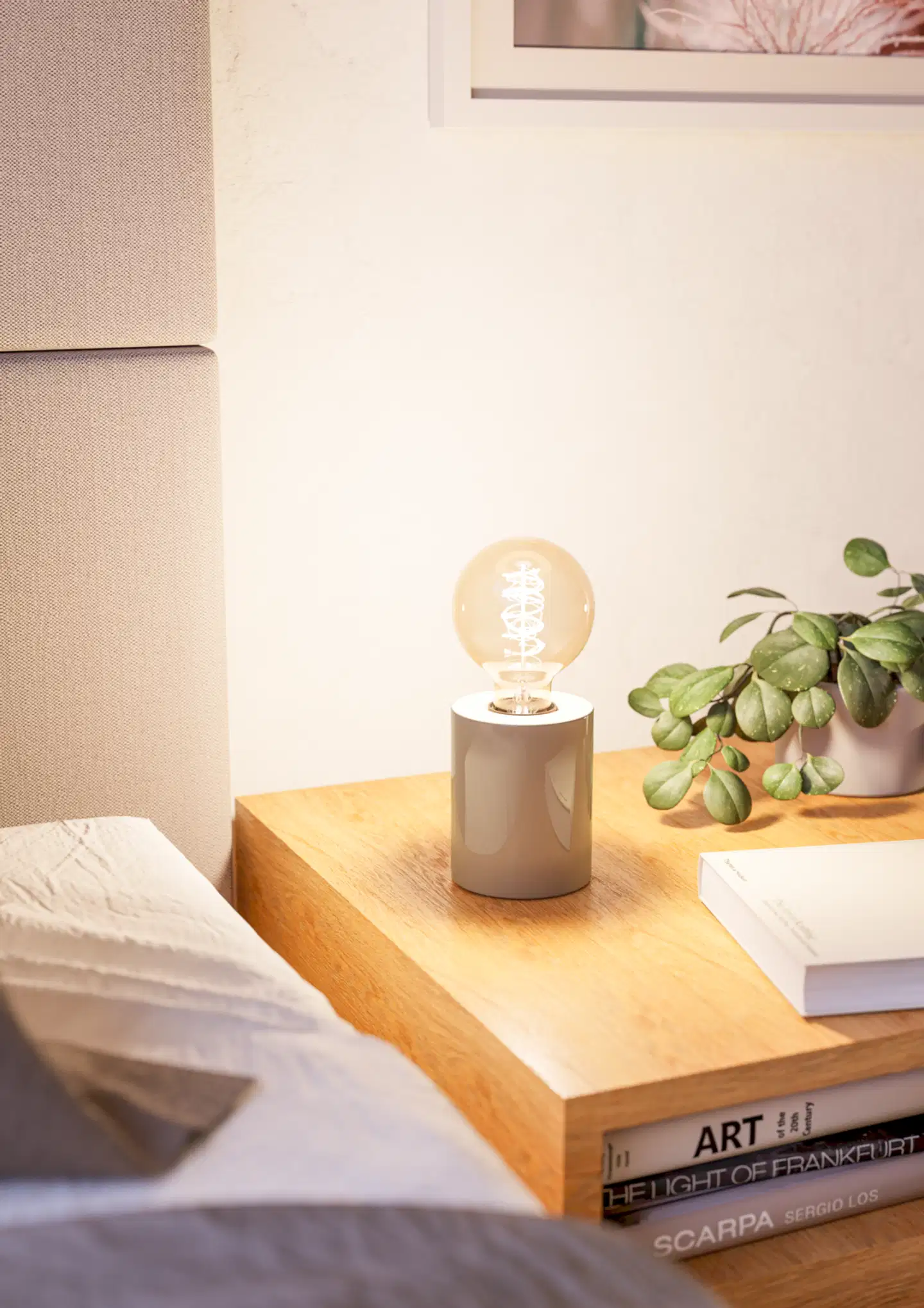 EGLO pöytävalaisin Murama E27 maks 40W IP20 hiekka - 3