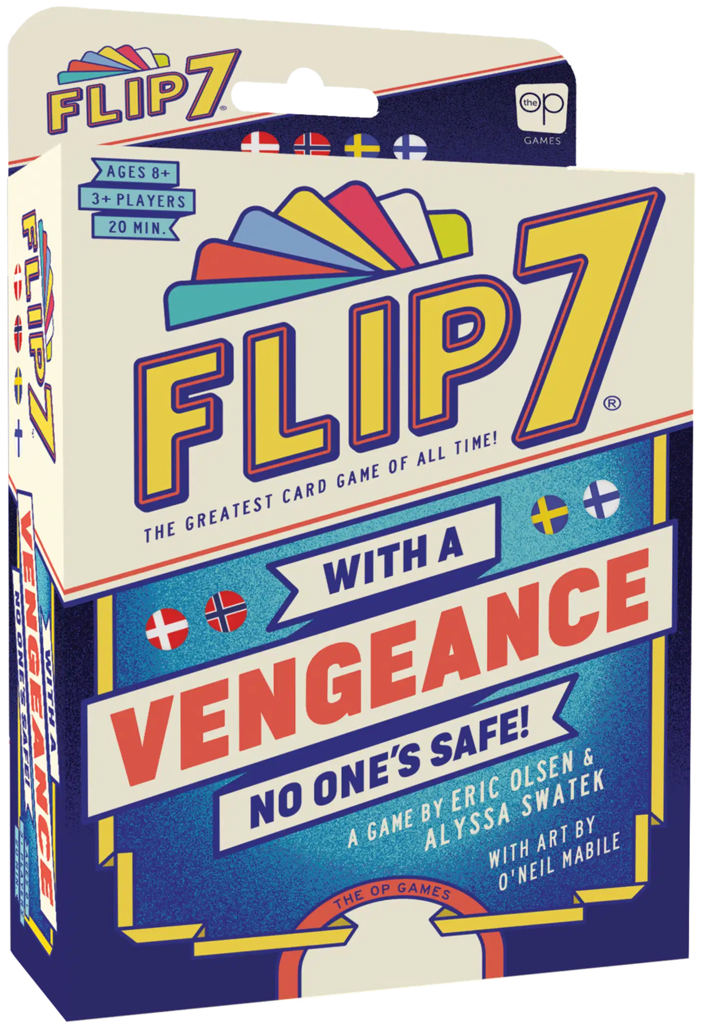 Flip 7 with a Vengeance Nordic -korttipeli - 1