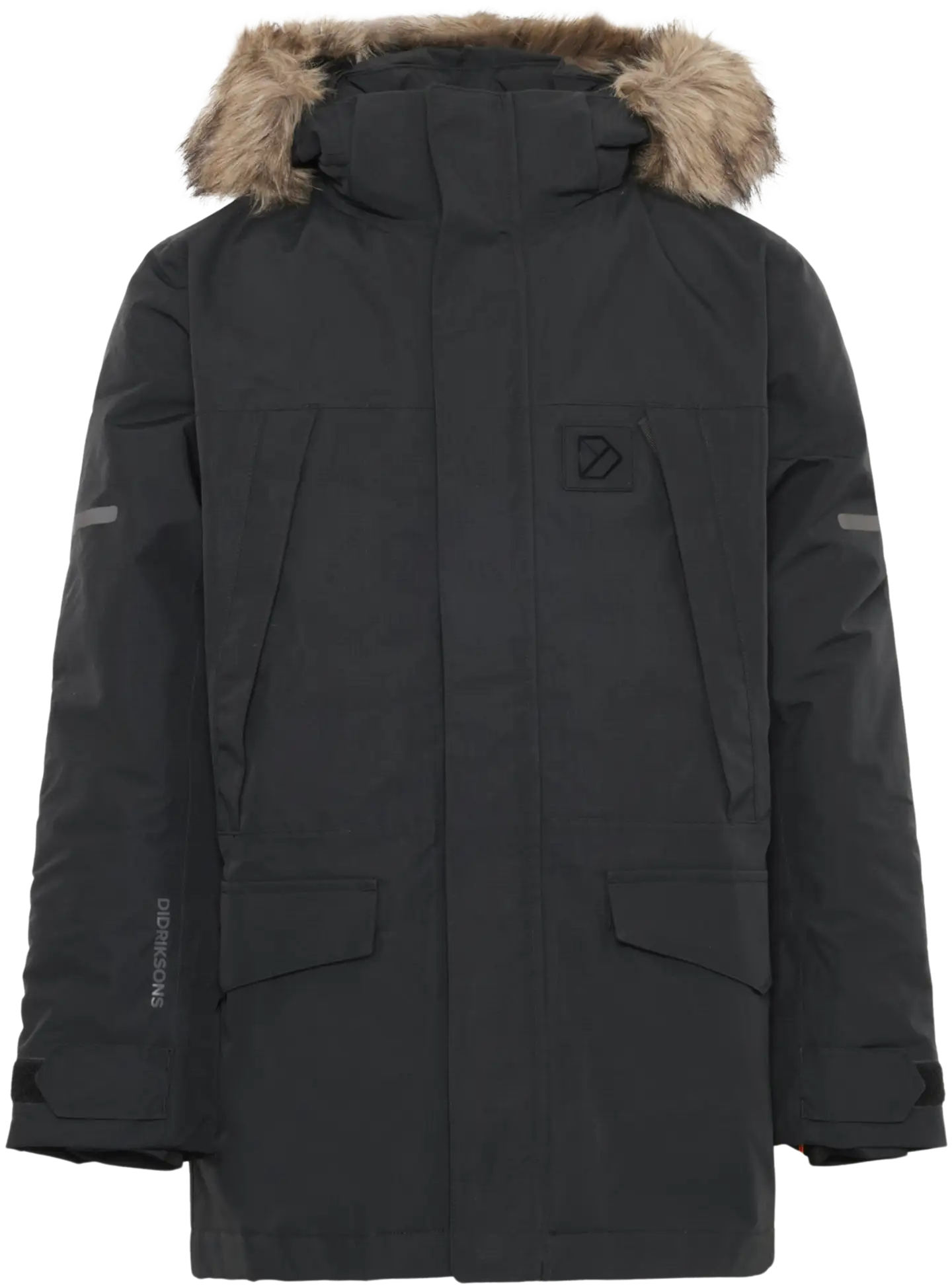 Didriksons Sylvin junior talviparka - BLACK - 1