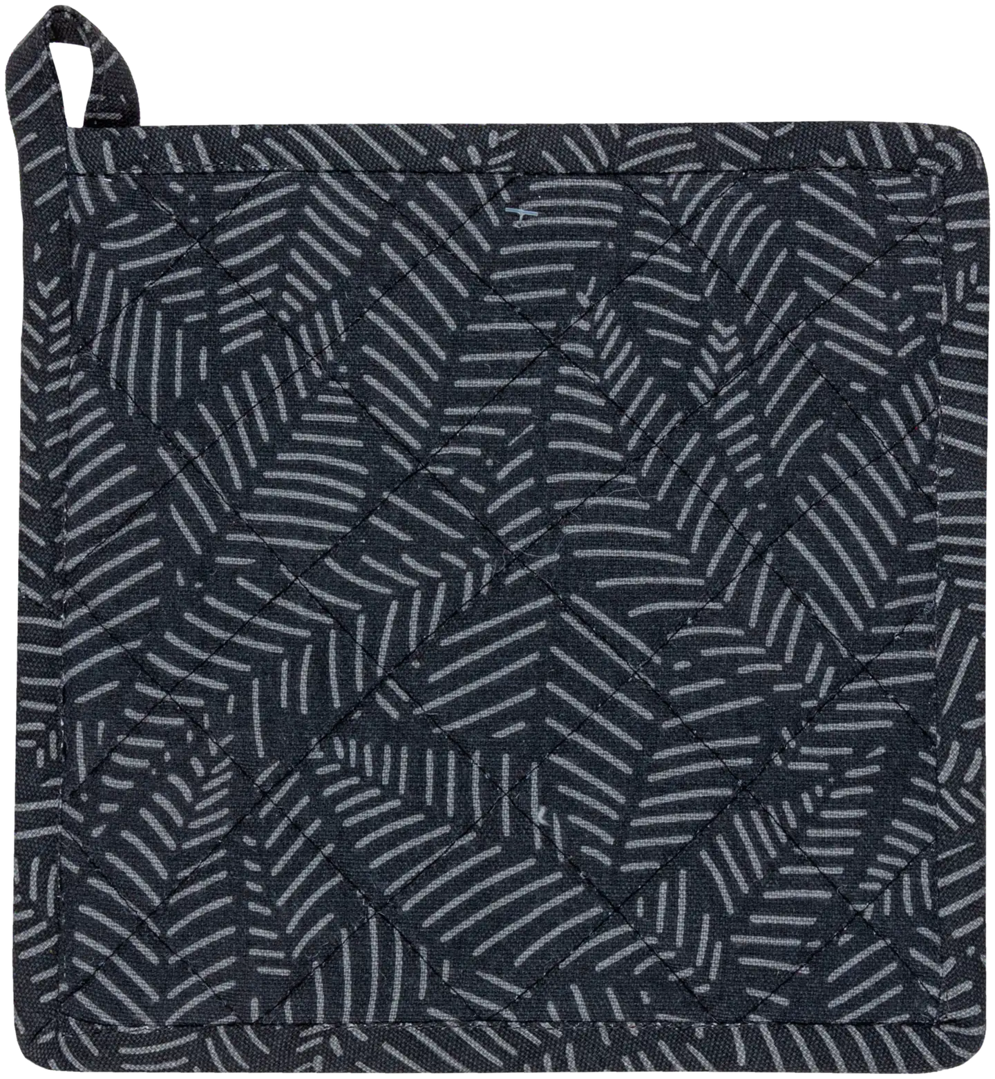 House patalappu Outline leaves 22x22 cm tummanharmaa