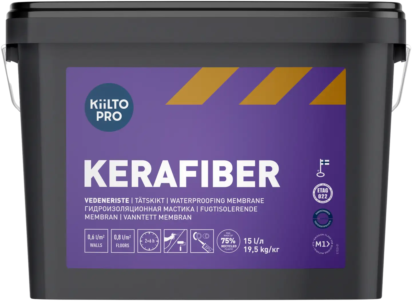 Kiilto Kerafiber vedeneriste 15 l/19,5 kg