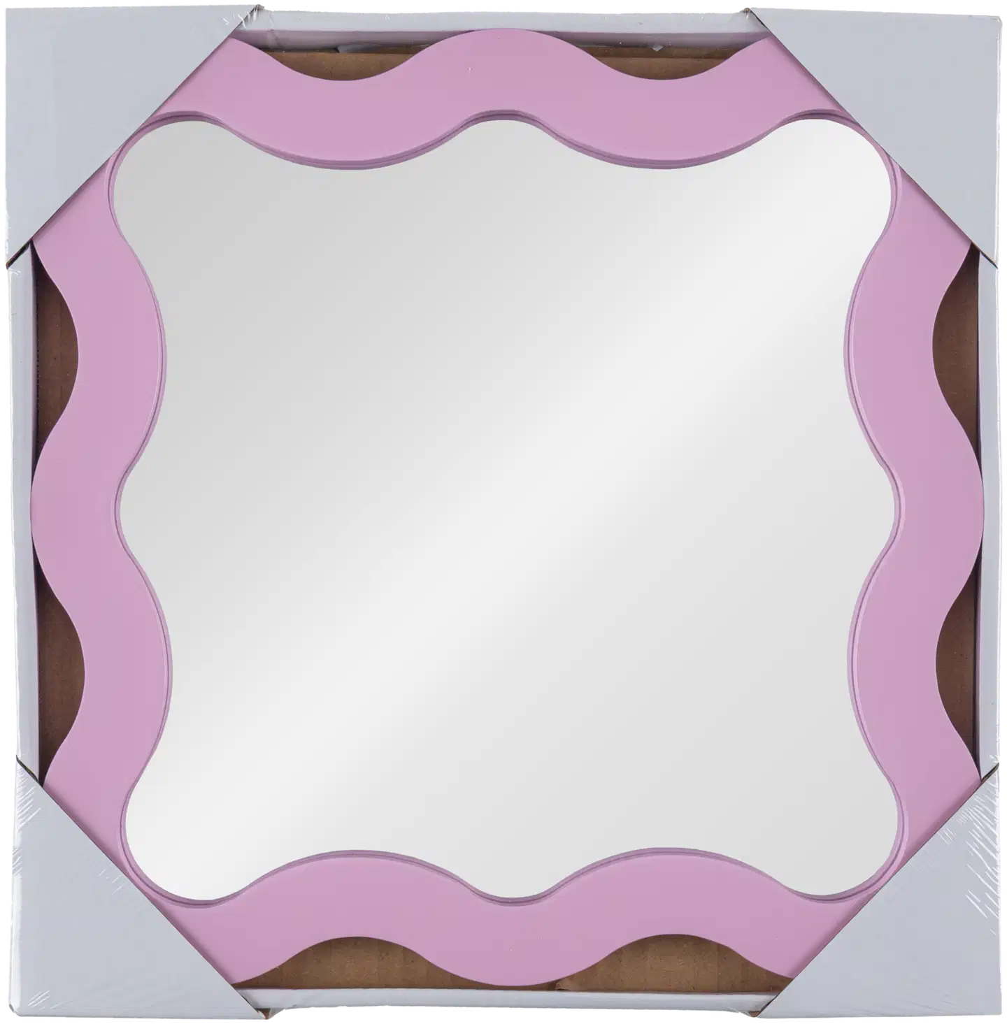 Peili Aallot 30 x 30 cm pinkki