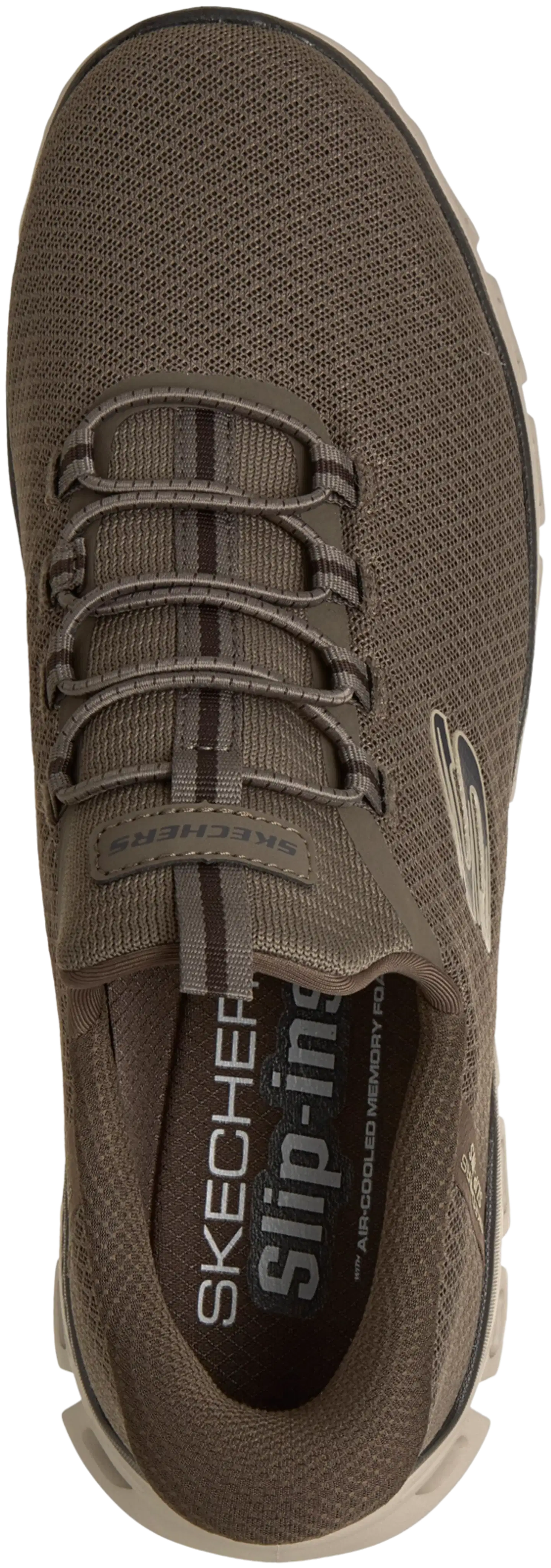 Skechers miesten vapaa-ajan lenkkari Glide-Step Noxus Brown - Brown - 4