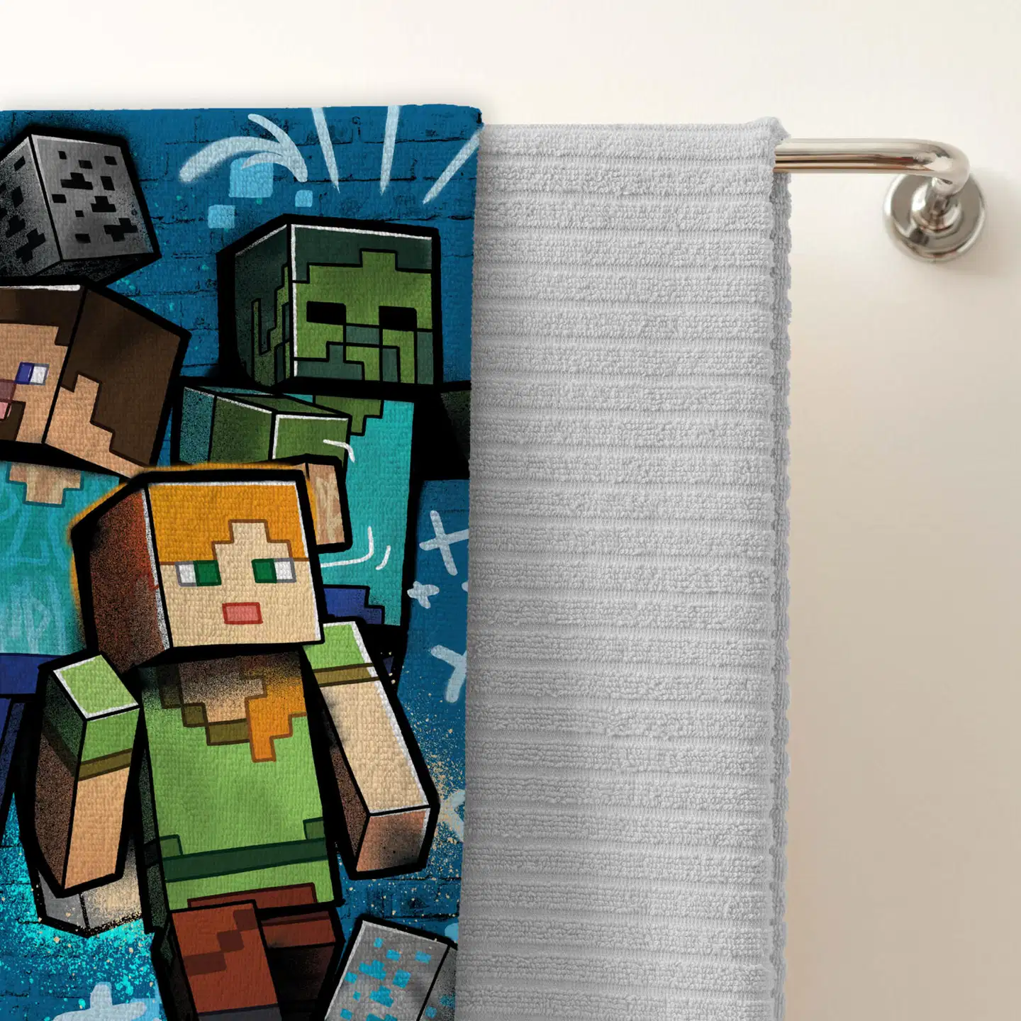 Minecraft lasten kylpypyyhe 70x140 cm - 2