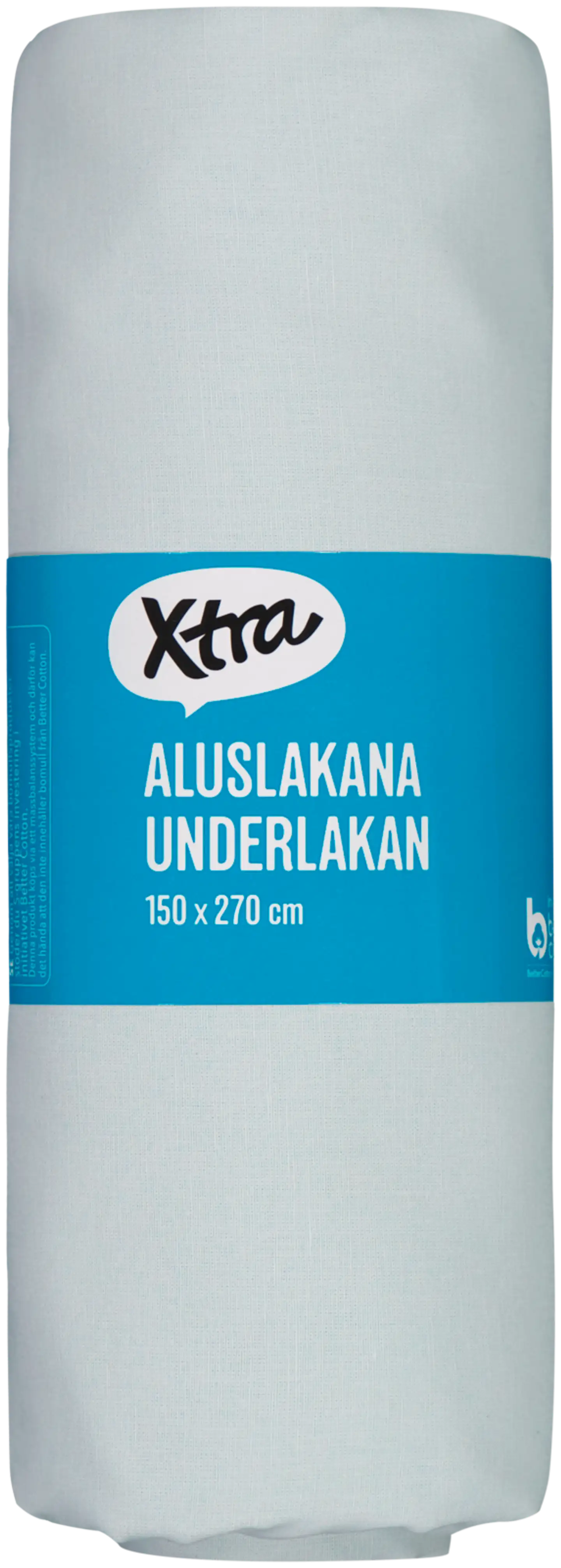 Xtra aluslakana Uni 150x270 cm, vaaleanharmaa - 1