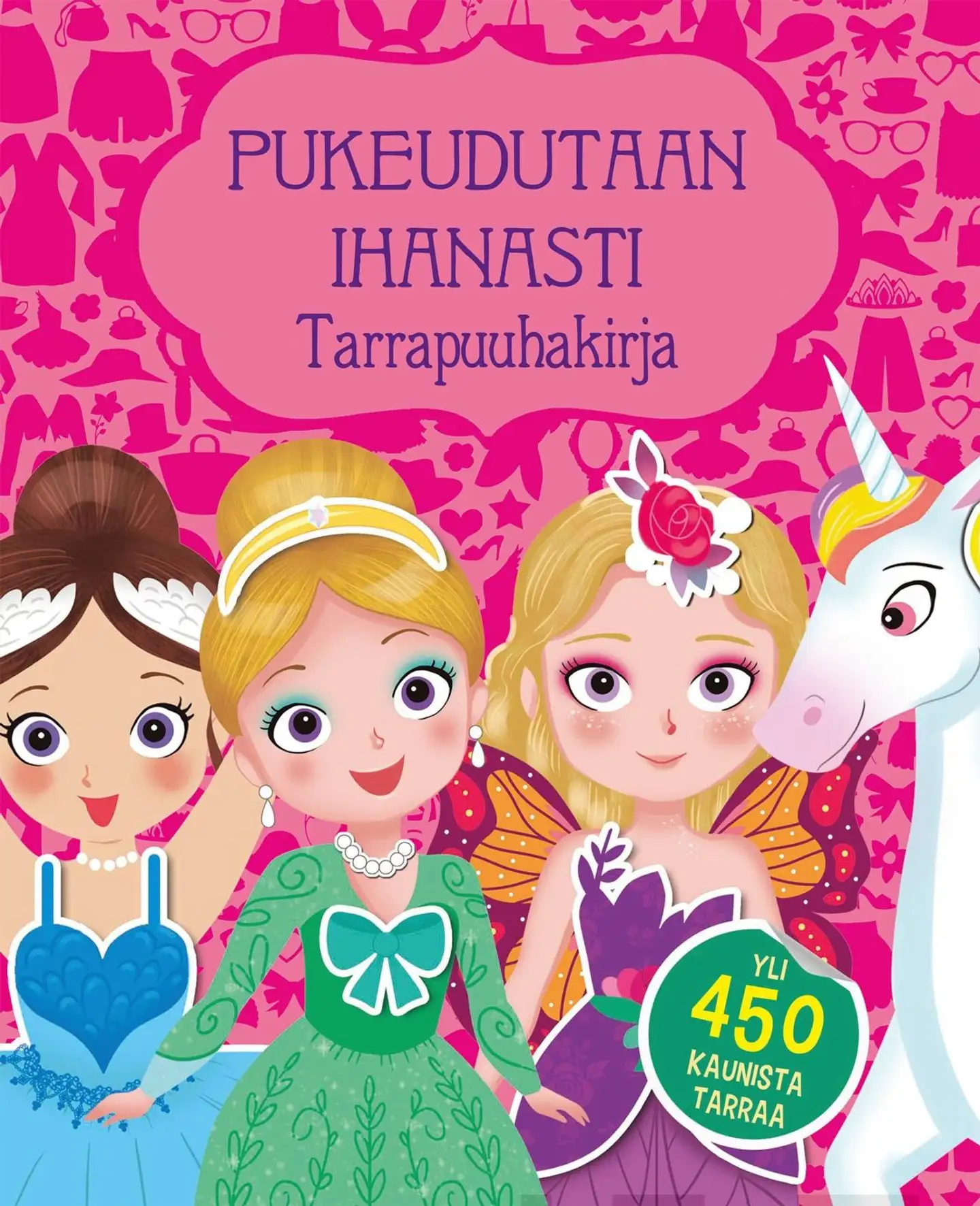 Pukeudutaan ihanasti - Tarrapuuhakirja - Yli 450 tarraa