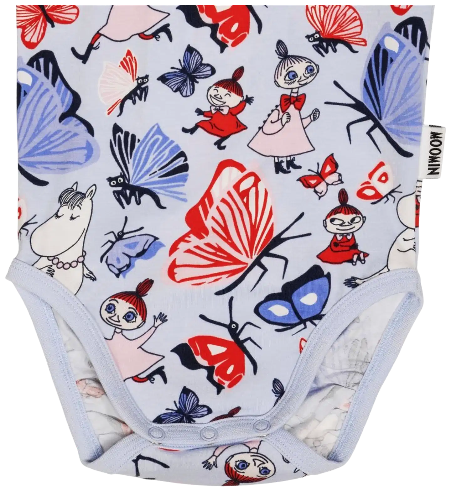 Muumi vauvojen body Perhospuisto 591627 - Vaaleansininen - 3