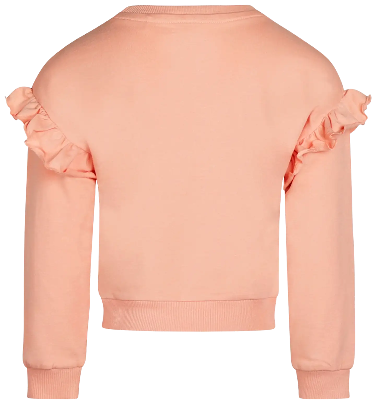 Kokonoko lasten collegepusero, jossa röyhelöitä O56939 - Dusty Pink - 2