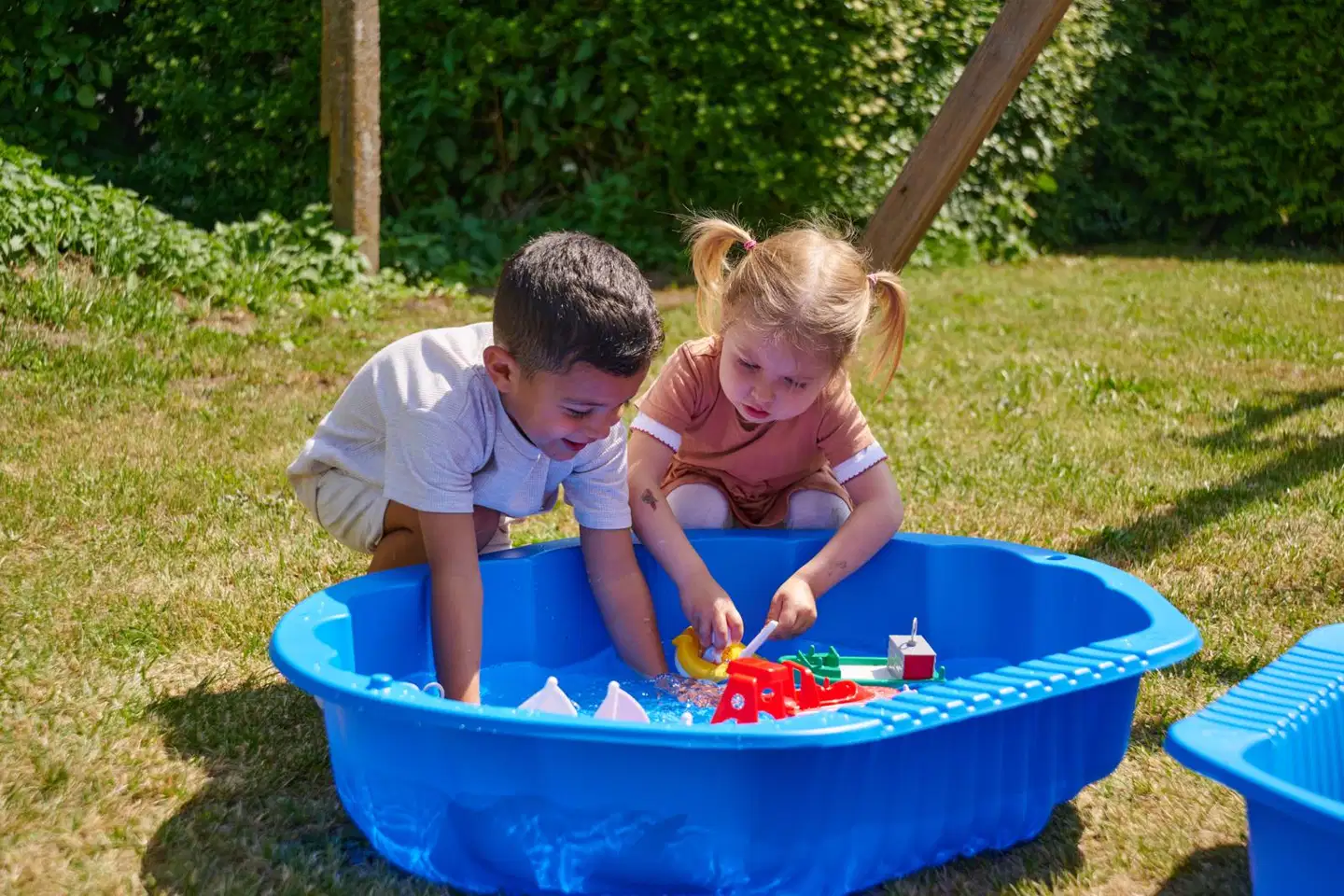 BIG Simpukka-allas, vesi- tai hiekkaleikkeihin, sininen - 8