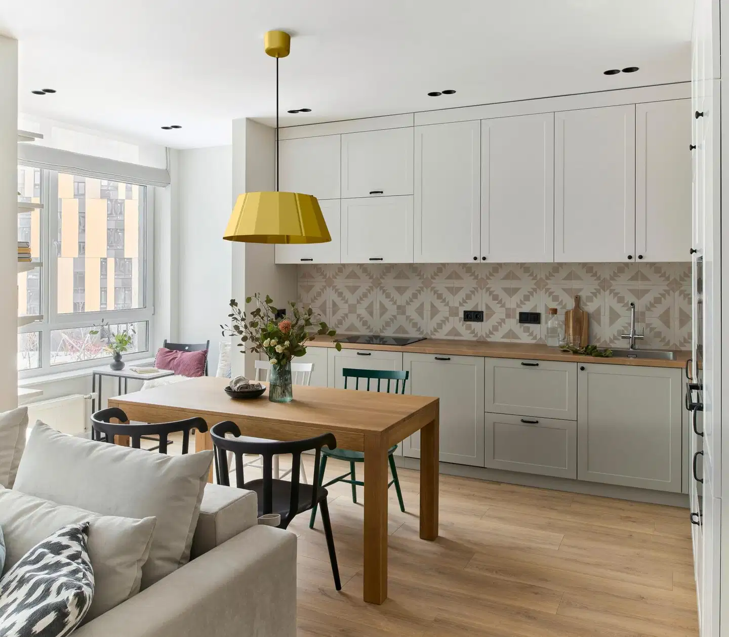 Airam Laune 560 riippuvalaisin E27 vaniljankeltainen - 4
