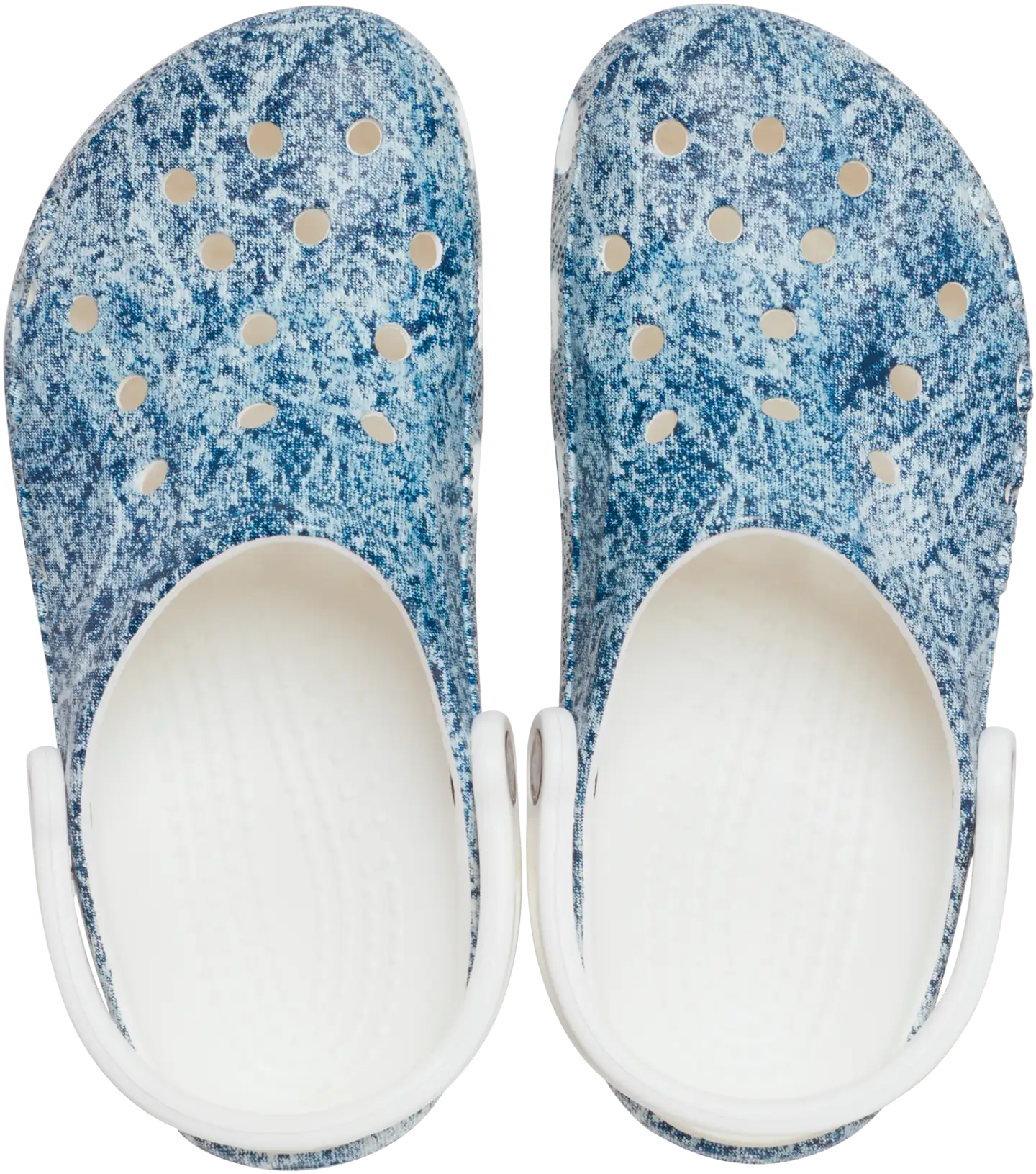 Baya Denim Clog - White/Multi - 3