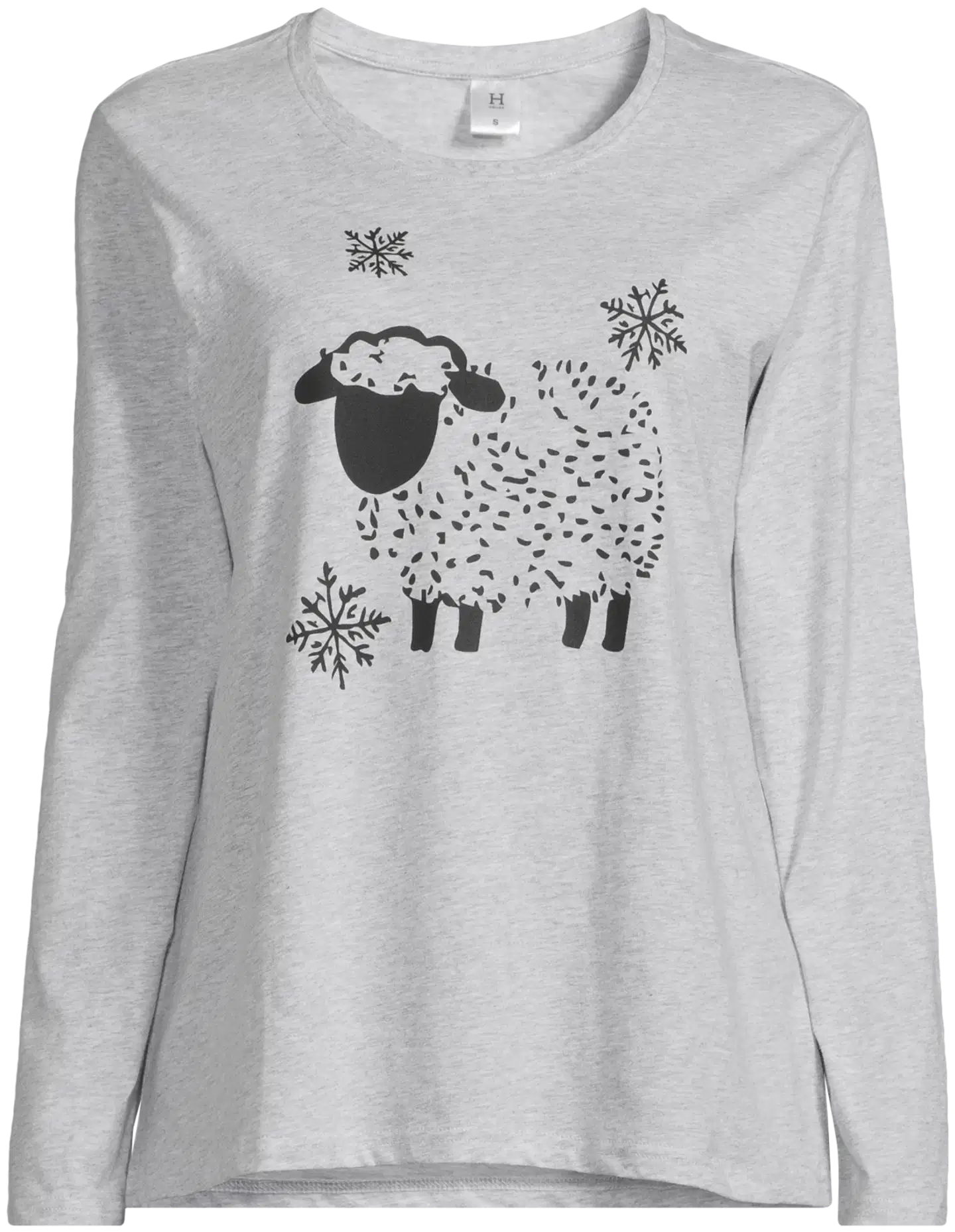 House naisten pyjama 212H382620 - Grey check - 4