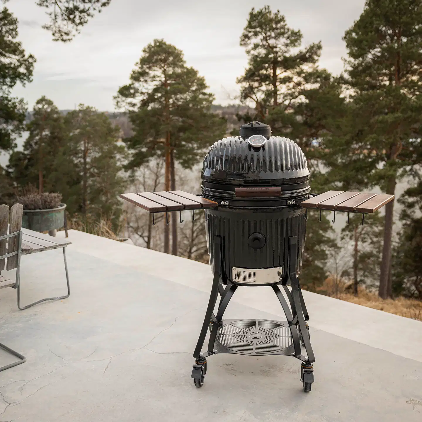Kamado Sumo Icon Large hiiligrilli - musta - 25