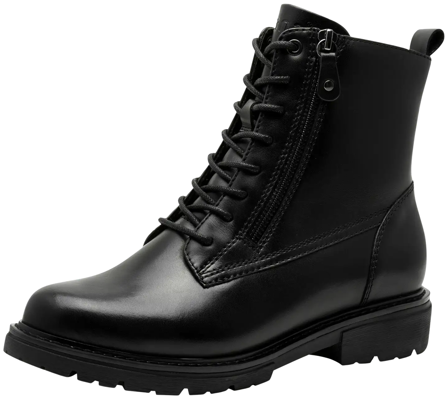 Jana shoes naisten nahkanilkkuri 25701 - BLACK - 1