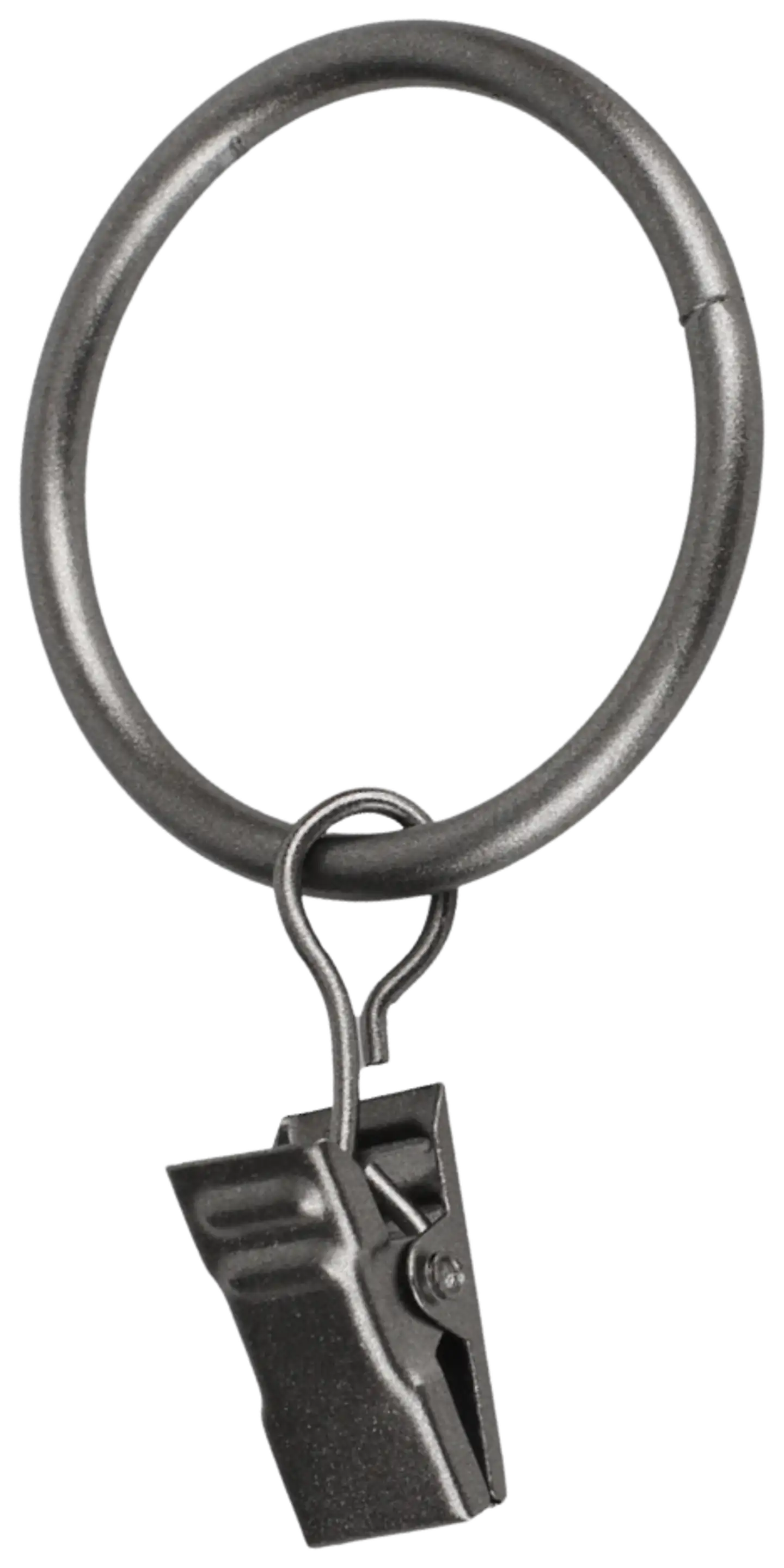 Ihanin verhorenkaat nipistimellä antrasiitti 32/38 mm 10kpl/pss - 2