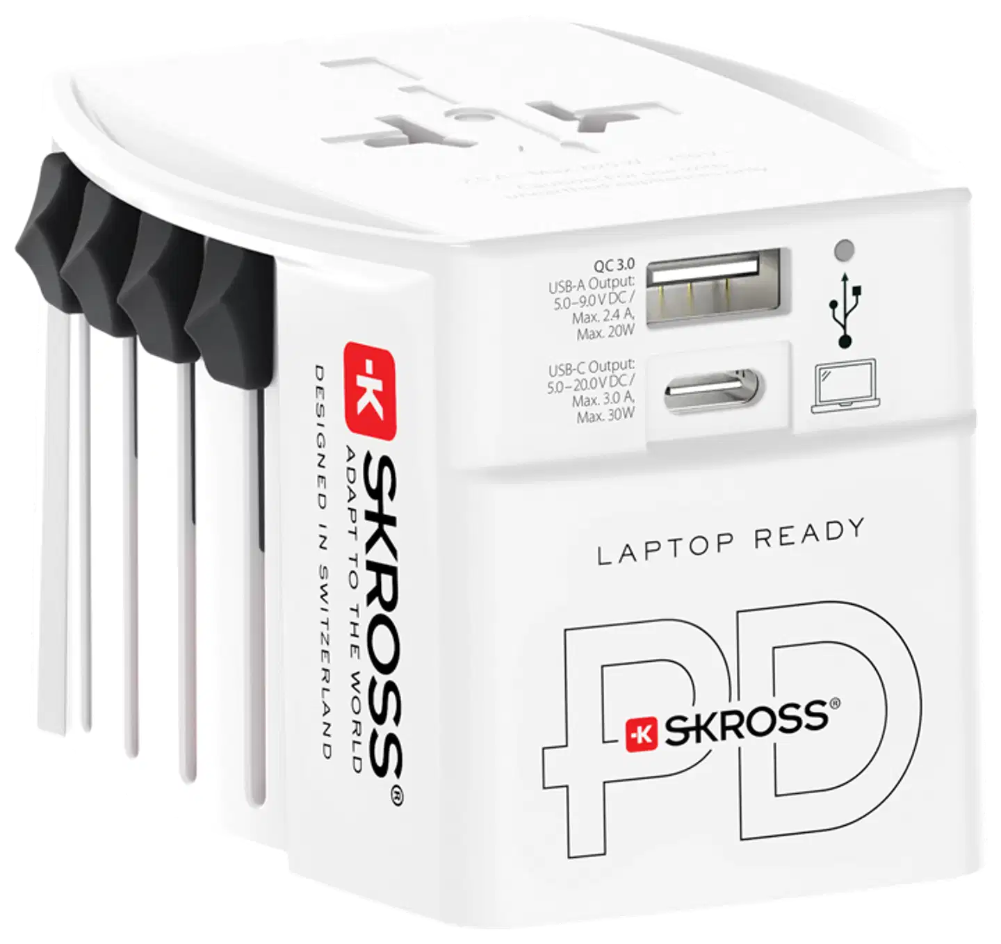 Skross maailma-adapteri USB - 1