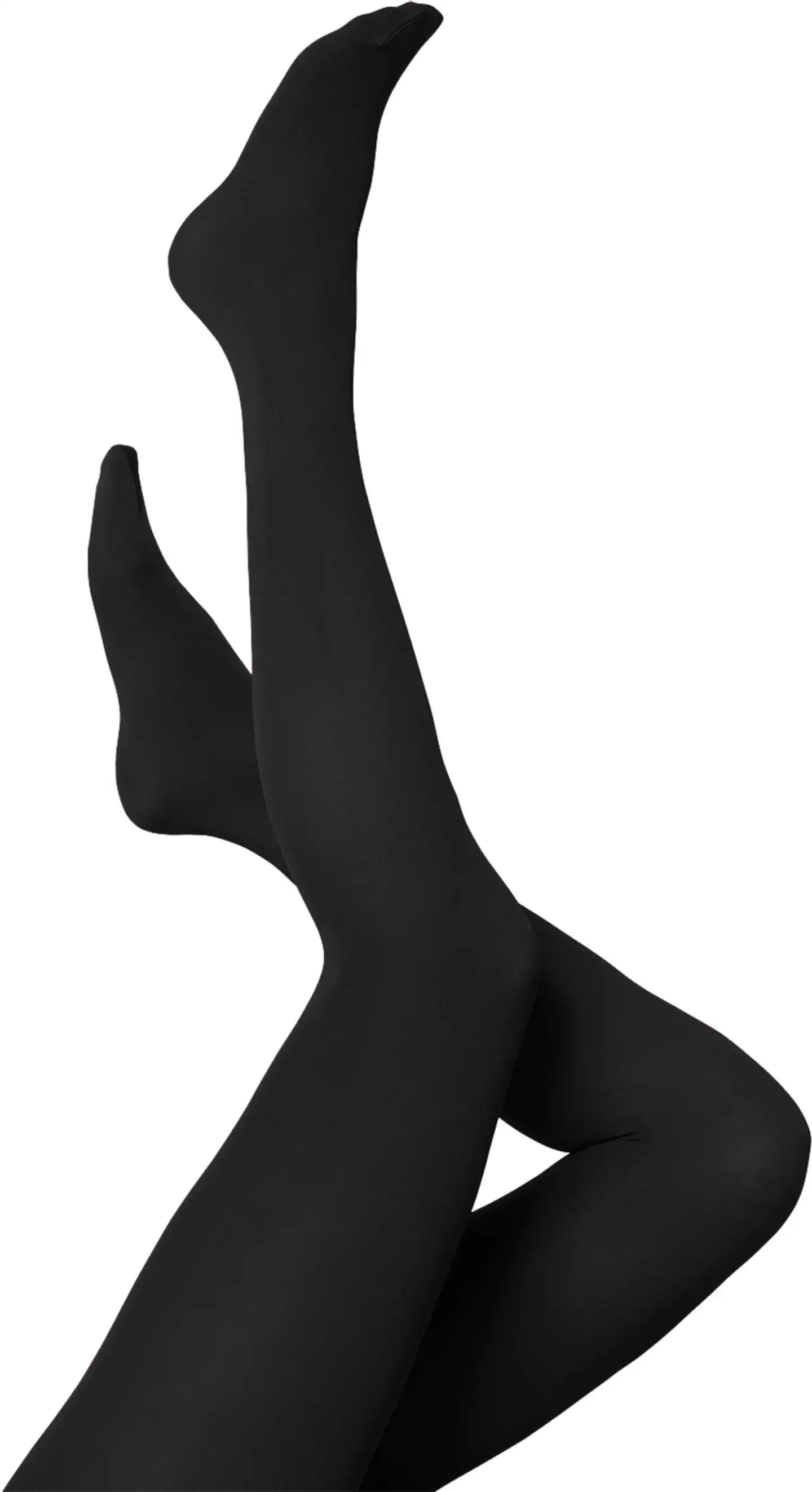 Norlyn naisten sukkahousut 80den A41652 - Deep Black - 2
