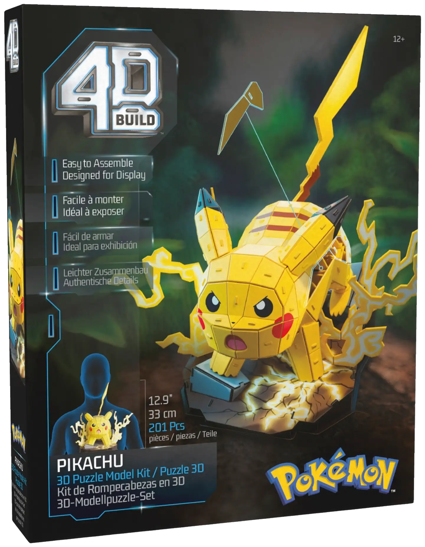 4D Puzzles Pokemon 30 cm - Pikachu - 1