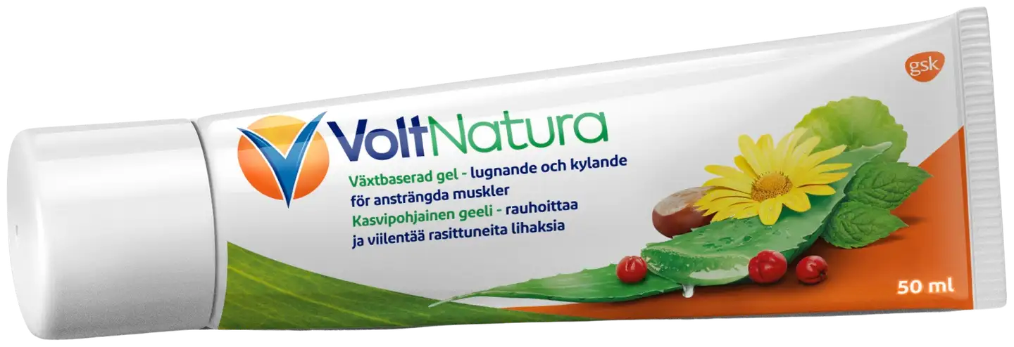 VoltNatura kasvipohjainen geeli rasittuneille lihaksille 50 ml - 2