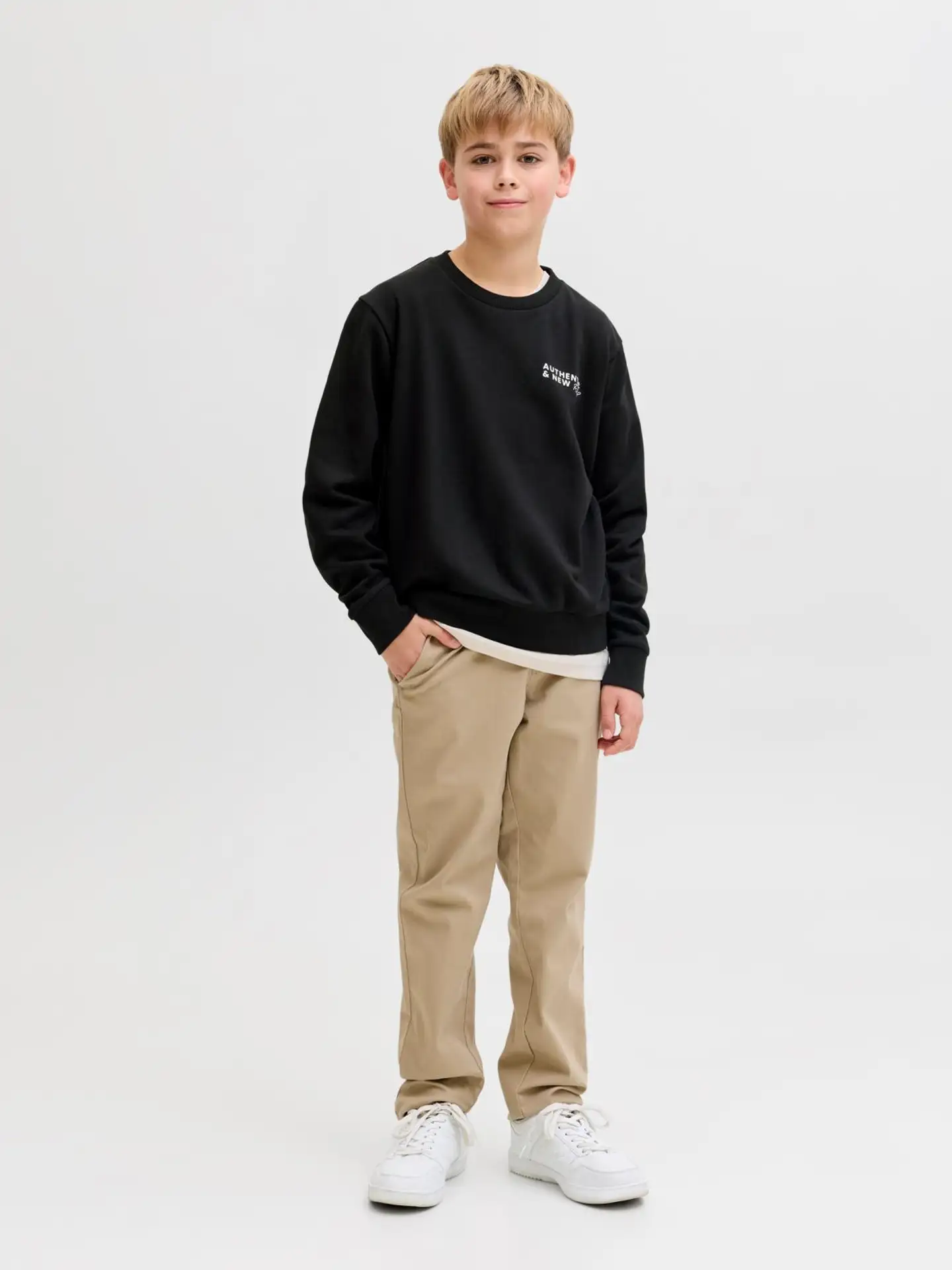 JJ REBEL JUNIOR lasten collegepusero - BLACK - 3