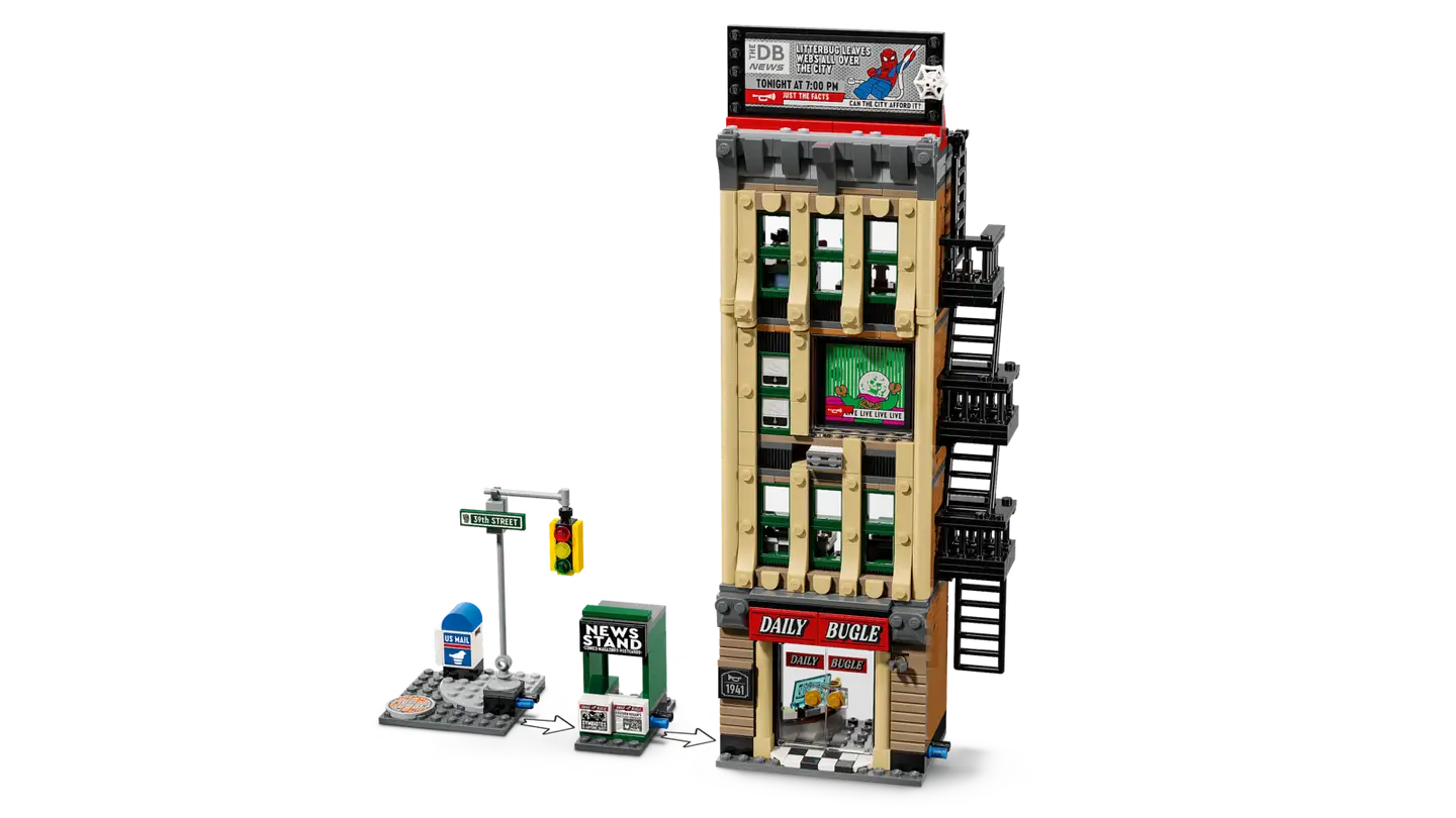LEGO® Super Heroes Marvel 76342 Spider-Man vastaan Mysterio: Daily Bugle - 7