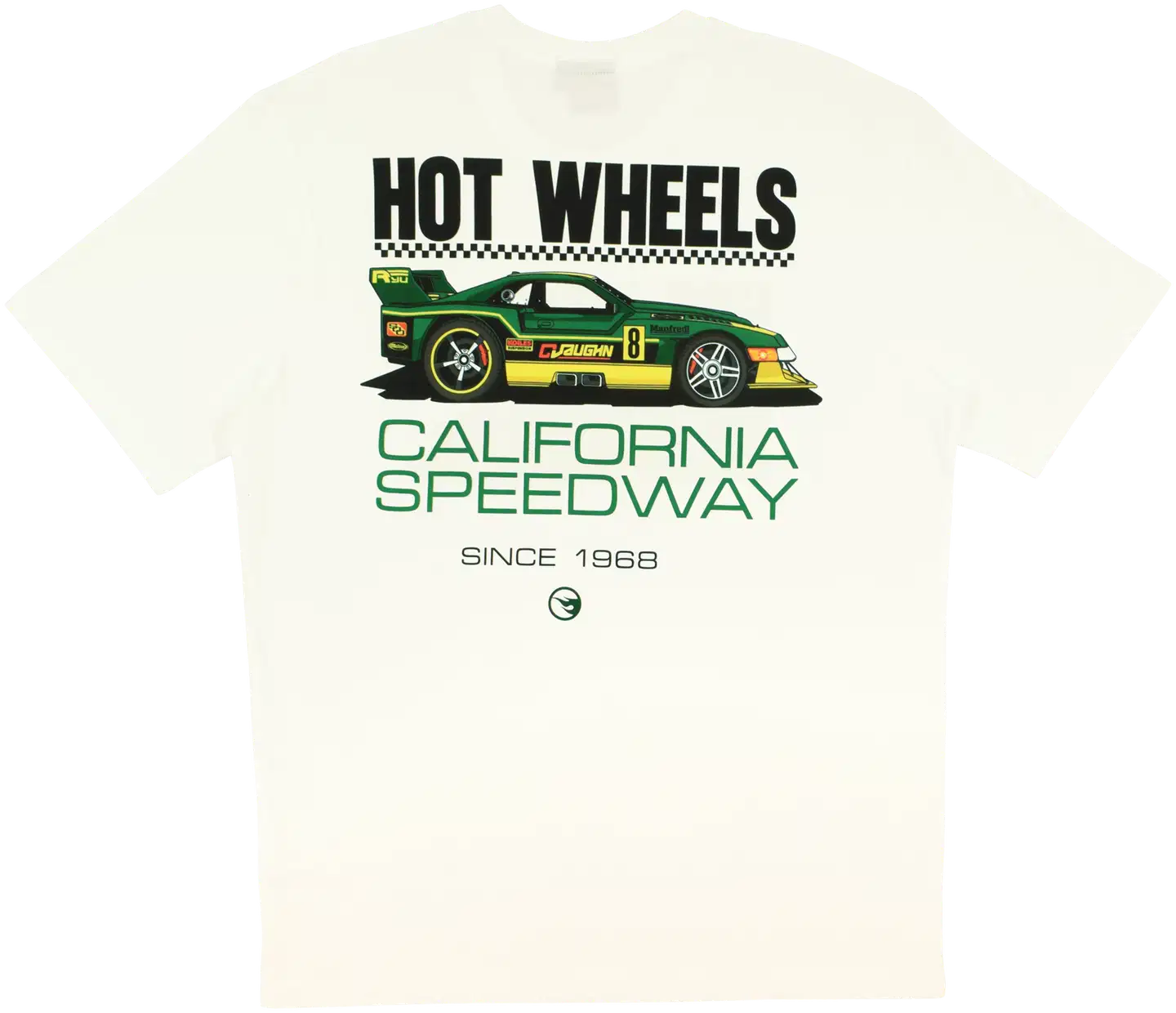 Hot Wheels miesten printti T-paita SJM-HOTW-9 - Valkoinen - 2