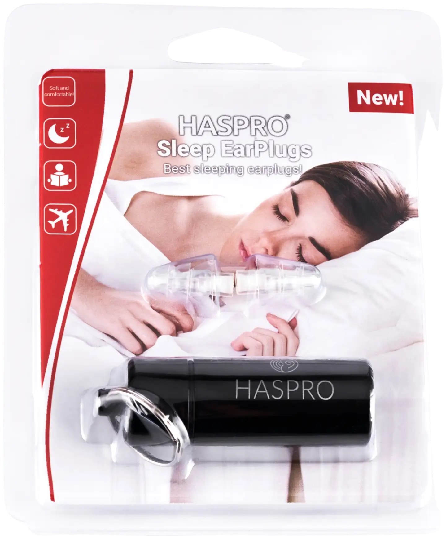 Haspro Sleep silikonikorvatulpat nukkumiseen