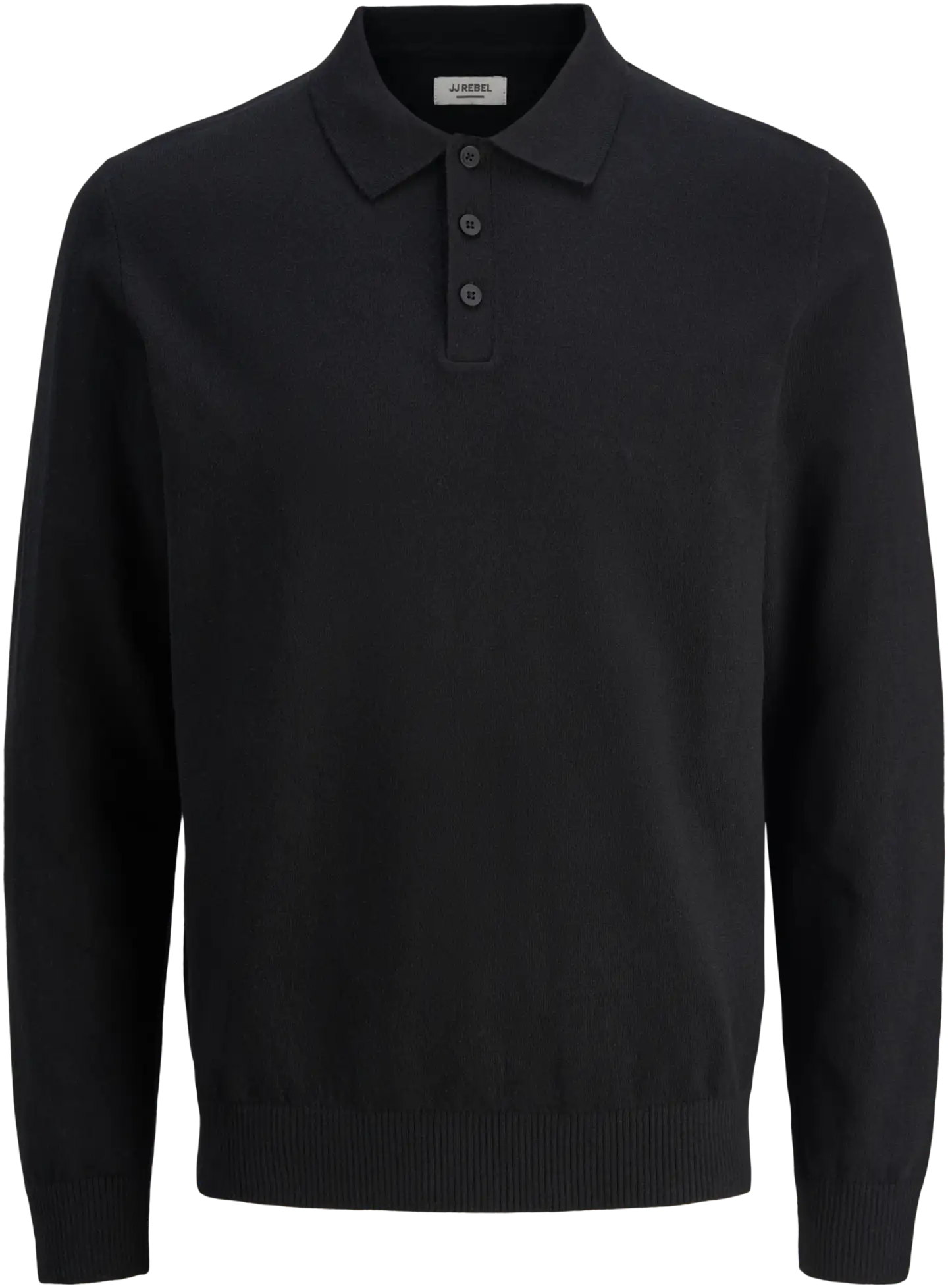 JJ Rebel miesten neulepusero JREBCALLUM - BLACK - 1