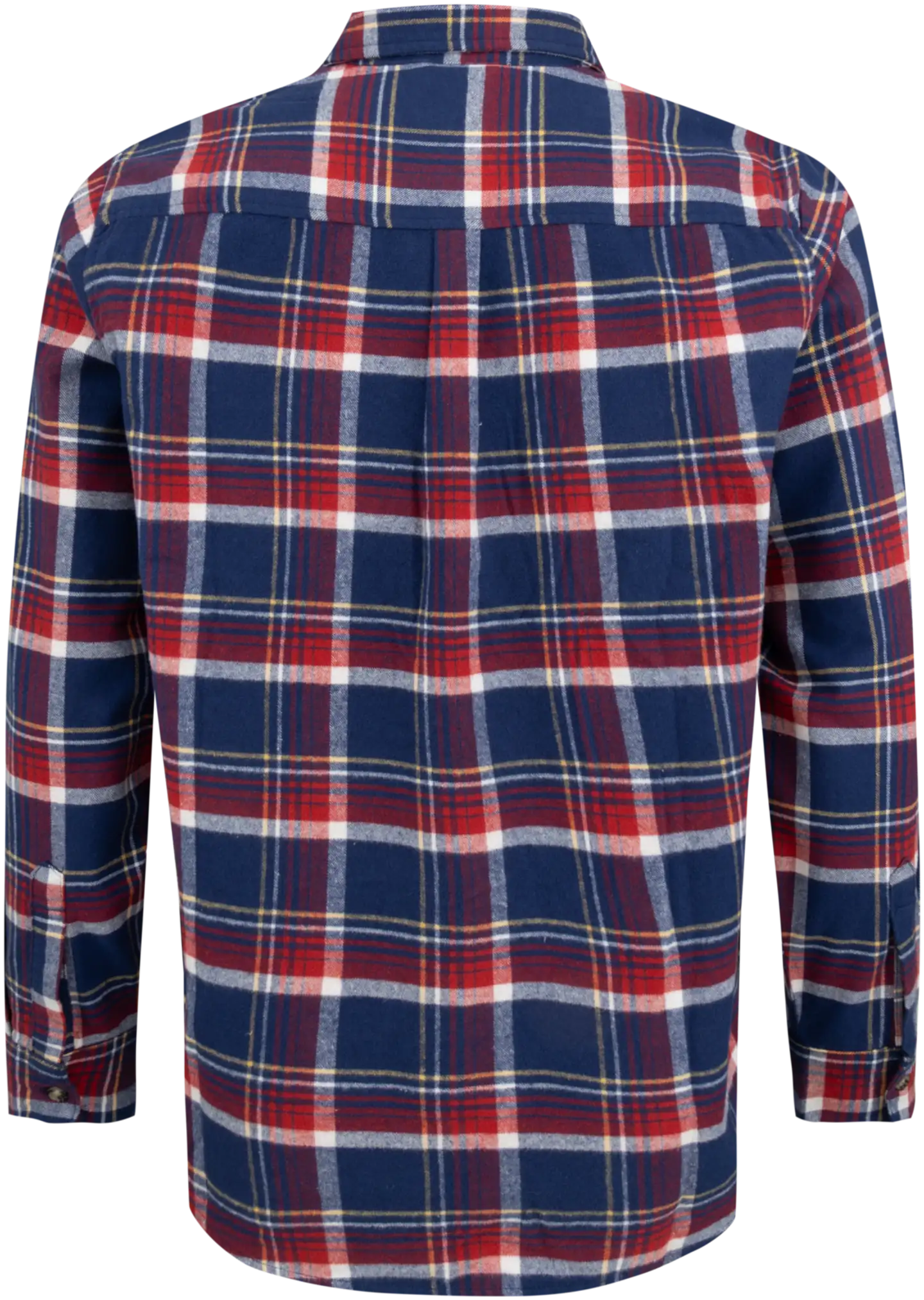 House miesten ruudullinen flanellipaita CYCLO® 194H382501 - Blue check - 2