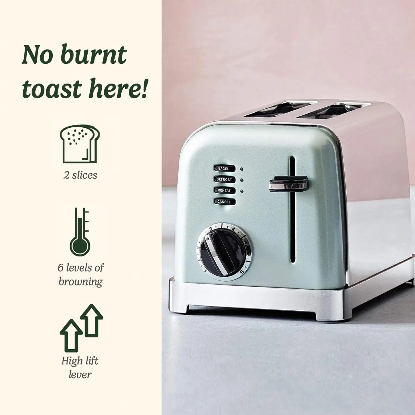 Cuisinart leivänpaahdin CPT160GE - 4