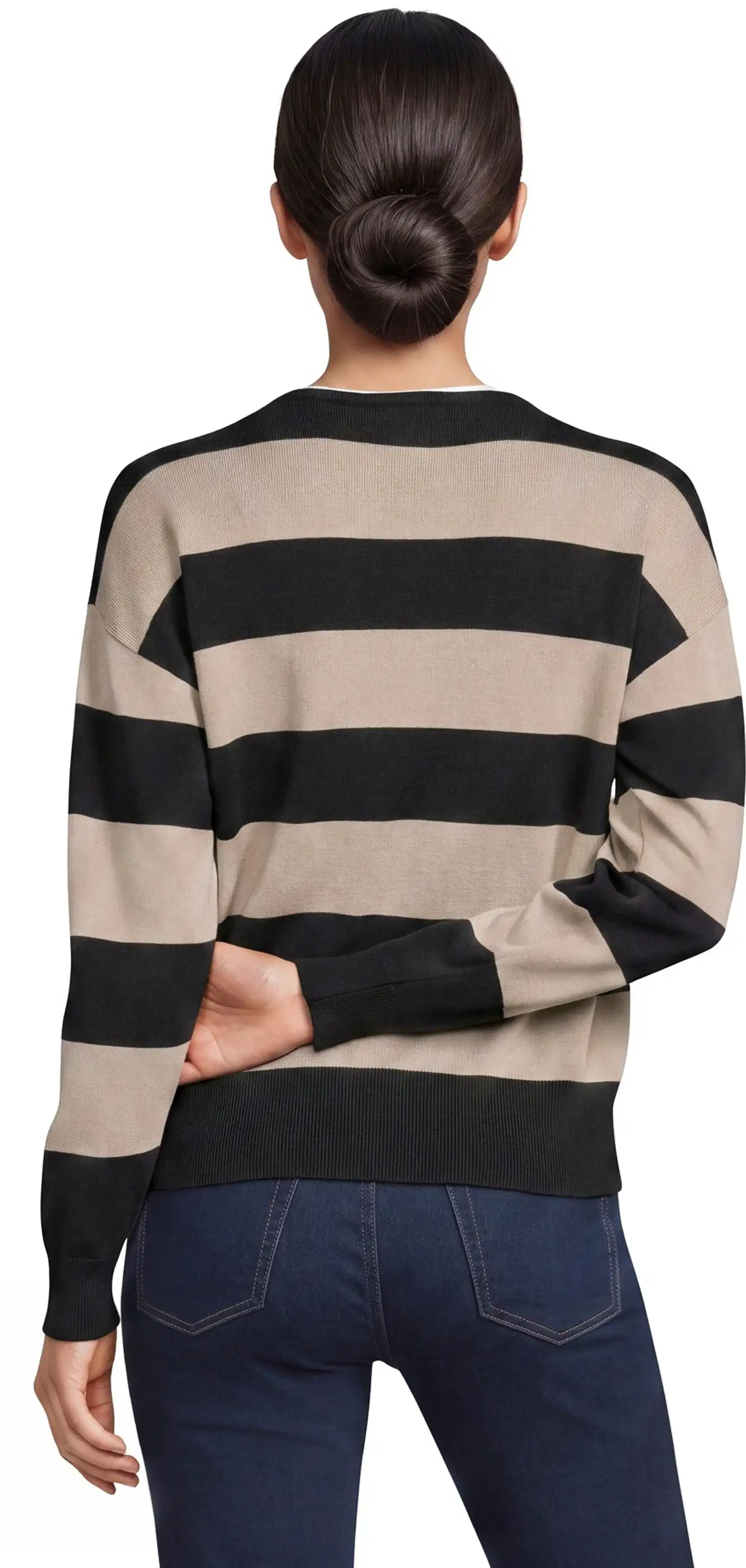 House naisten neule 213H263302 - striped - 3