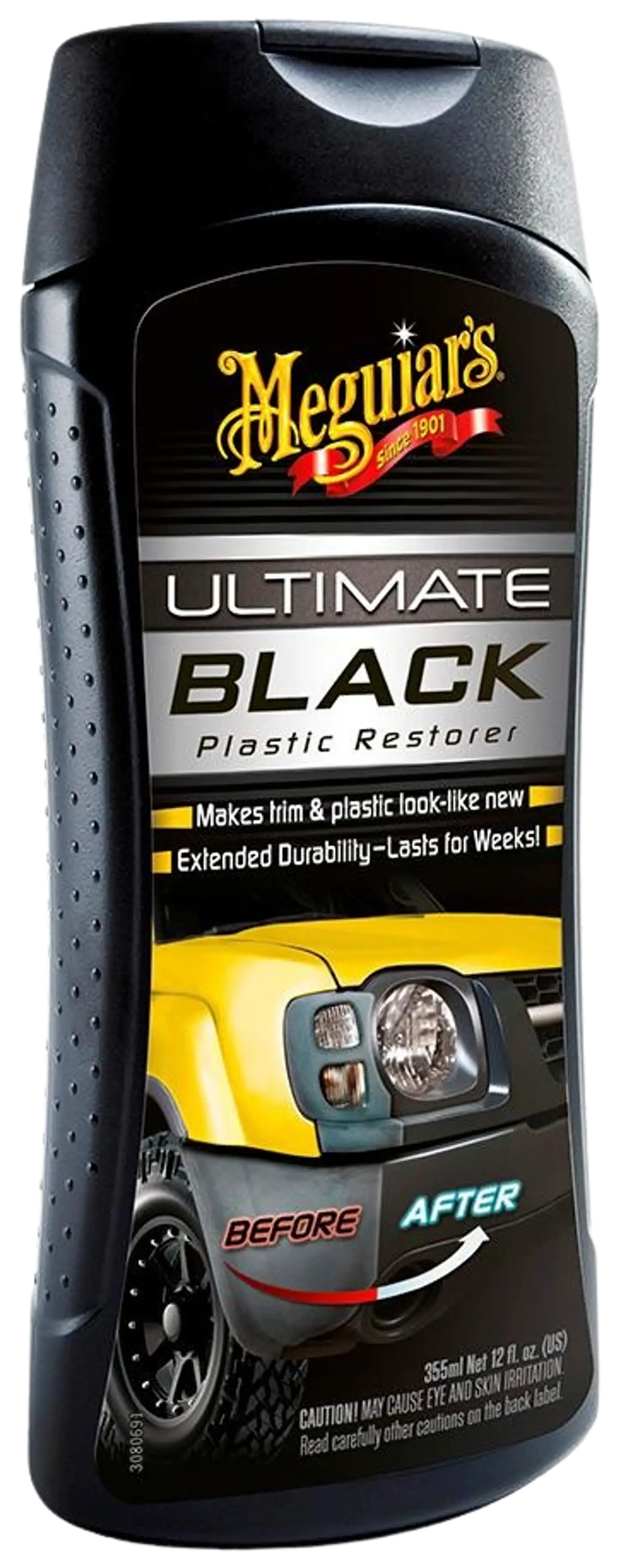 Meguiars ultimate black erittäin tehokas kumin ja muovin kirkastaja