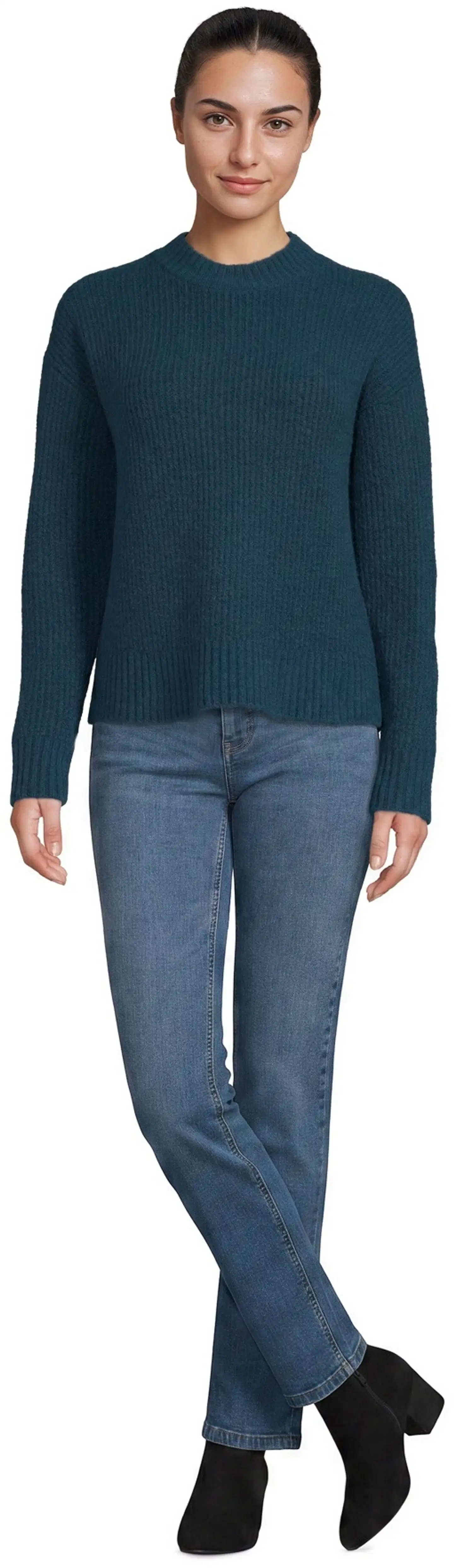 House naisten neulepusero kilppari soft 213H264013 - blue - 4
