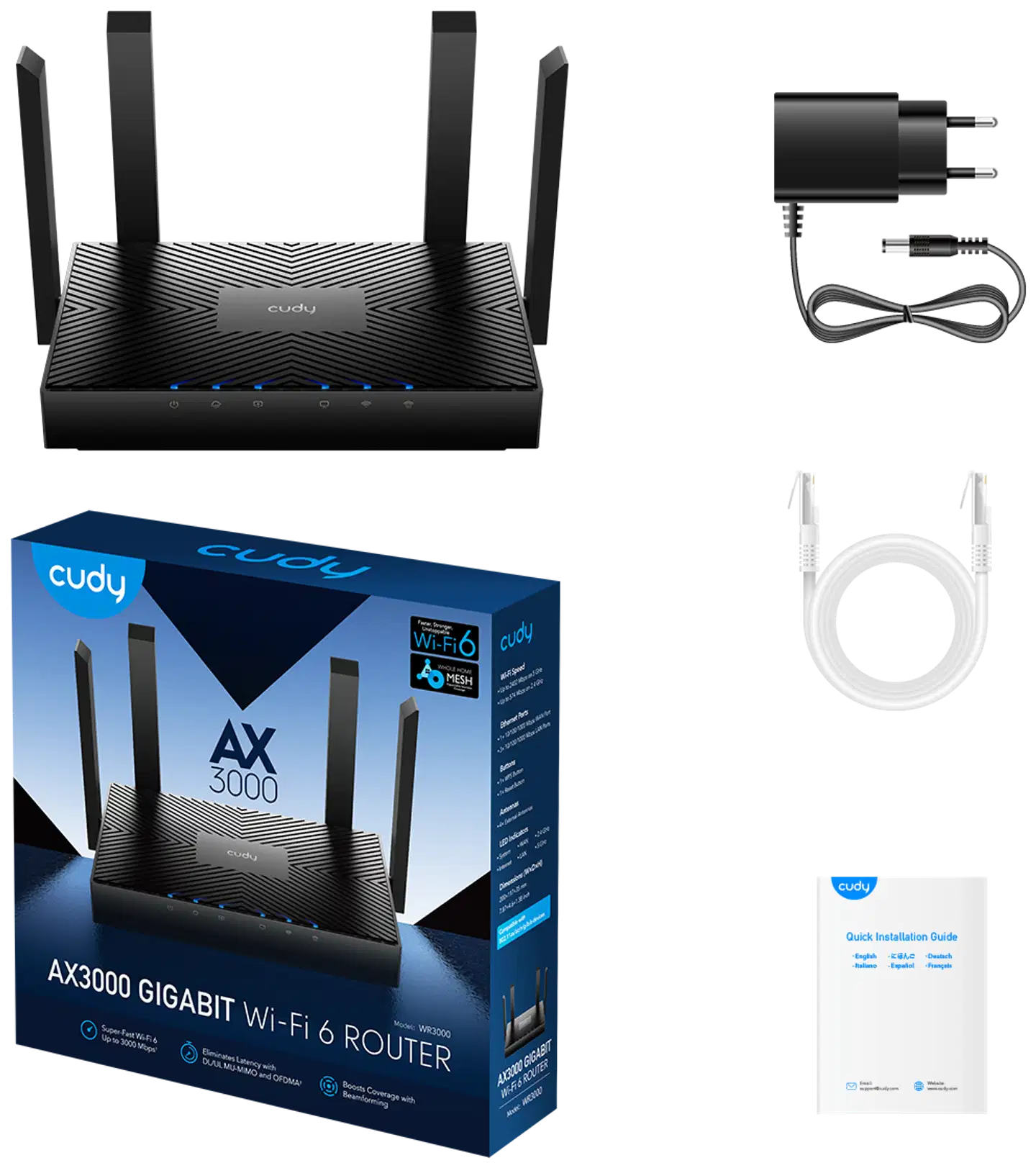 Cudy WiFi-reititin WR3000 - 10