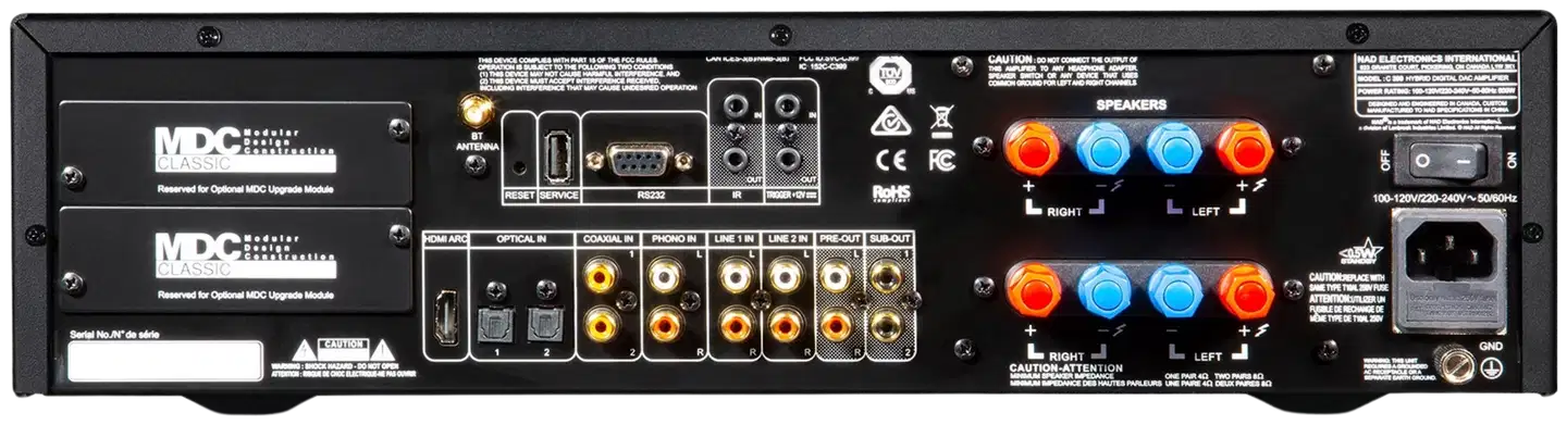 NAD verkkovahvistin C399 Hybrid Digital DAC - 2